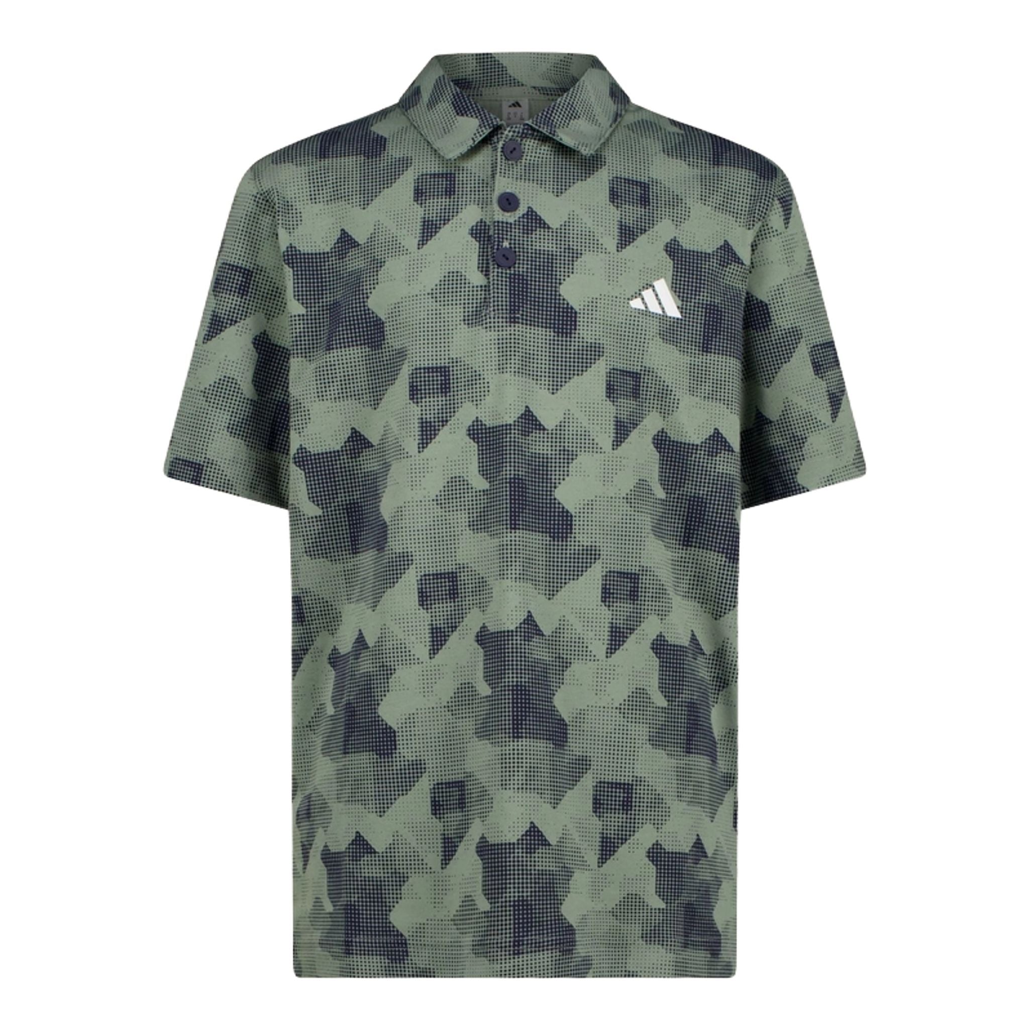 Adidas Printed Scripted Poloshirt