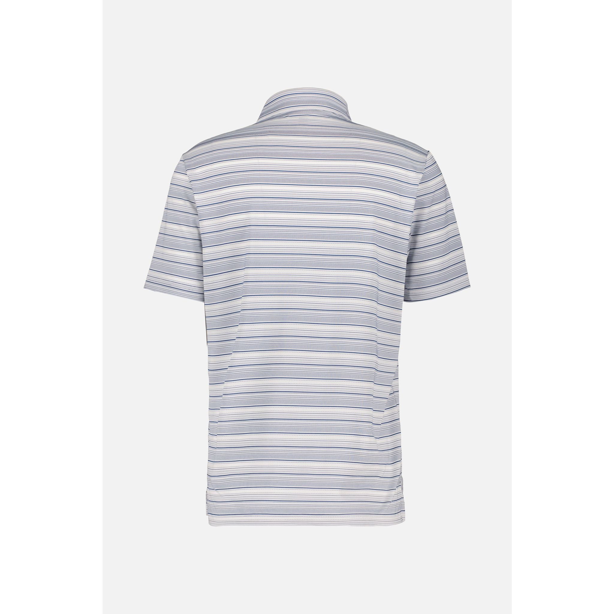 Adidas Heather Snap SS Polo Navy/Weiß Herren