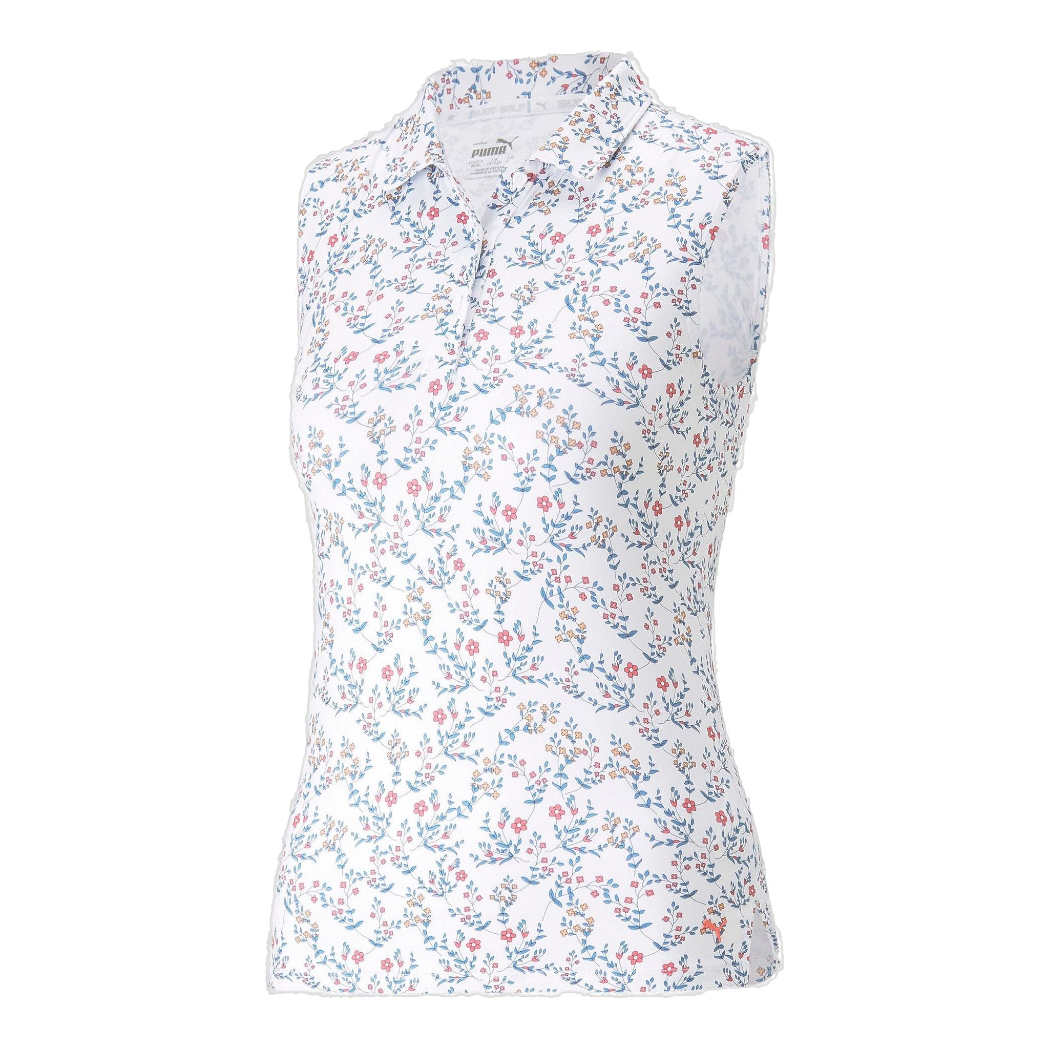 Puma Girls Mattr Micro Floral Poloshirt Damen
