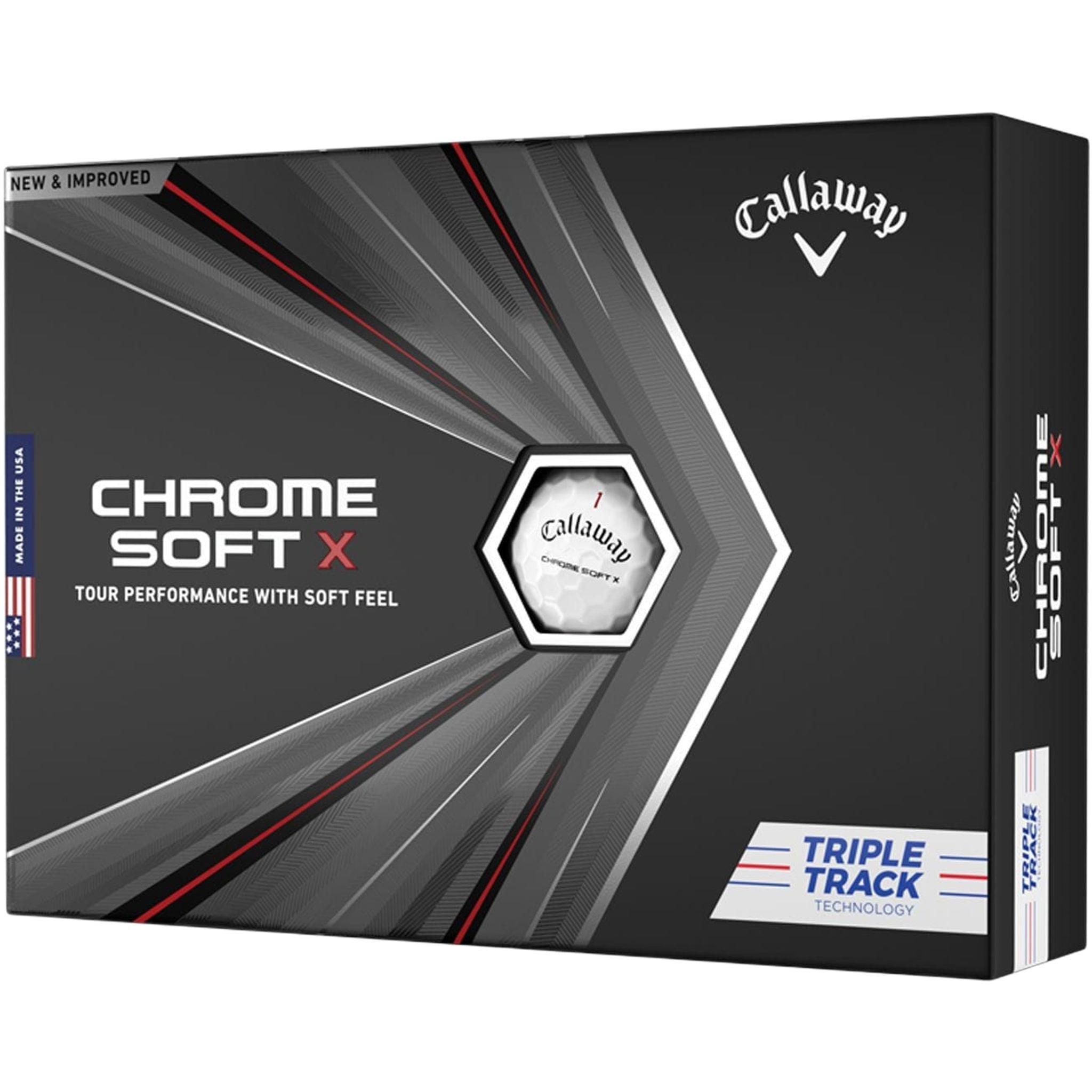 Callaway Chrome Soft X Triple Track Golfbälle