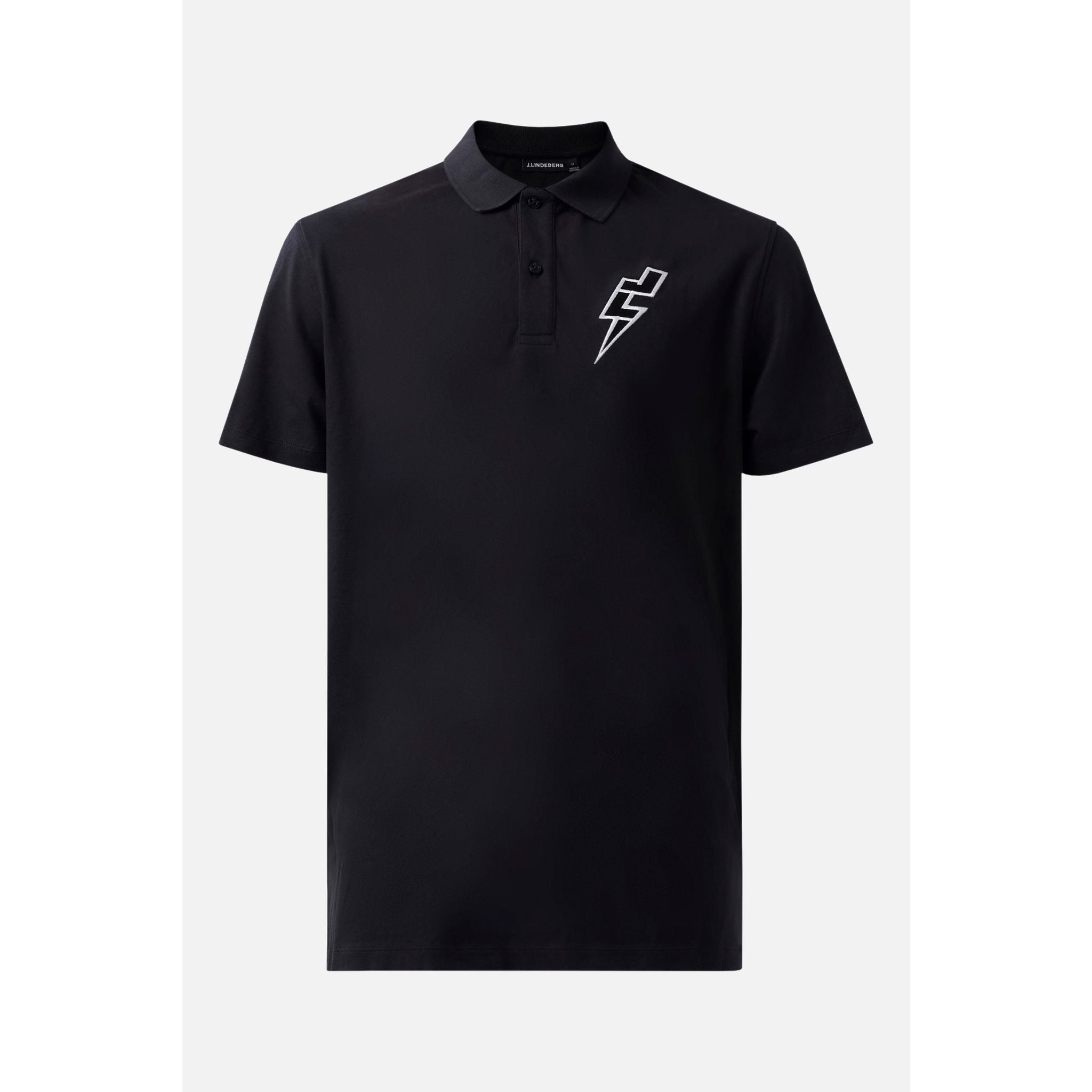 J. Lindeberg Polo JL Strike Rib Jersey Herren