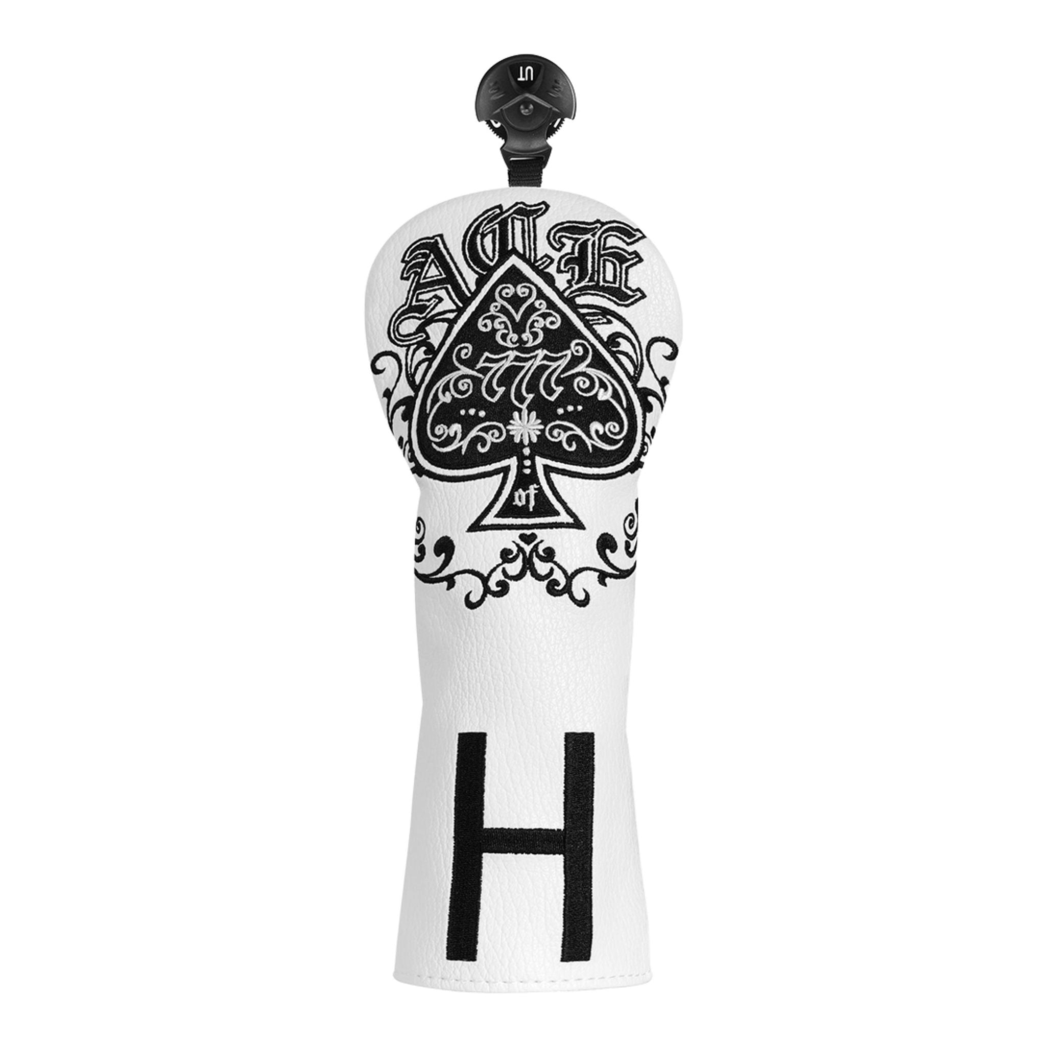 Emroydered Headcovers Ace Hybrid Headcover