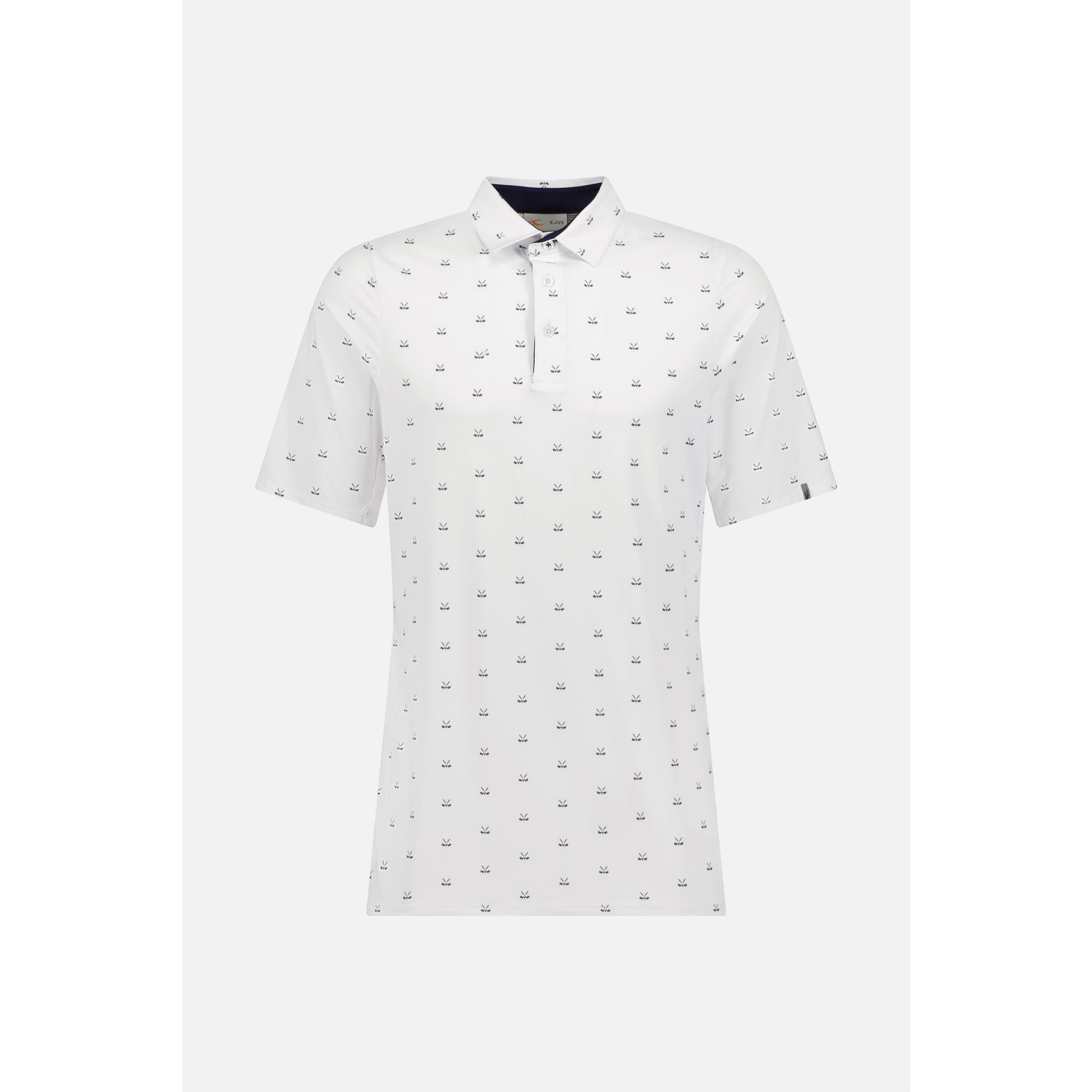 Kjus M Golfer Polo SS Weiß/Dunkel/Dusk Herren