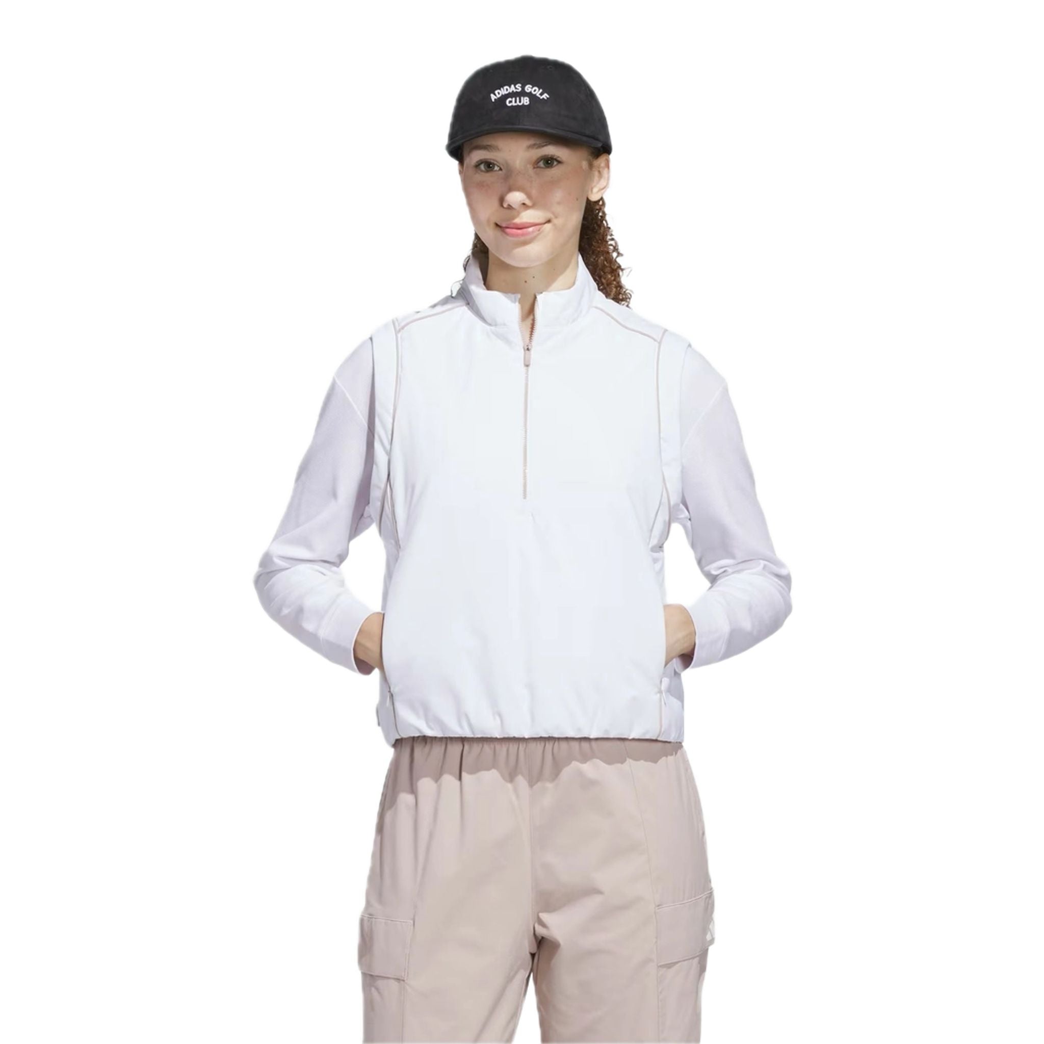 Adidas Beyond Twistweave Loose Quarter-Zip Weste Damen