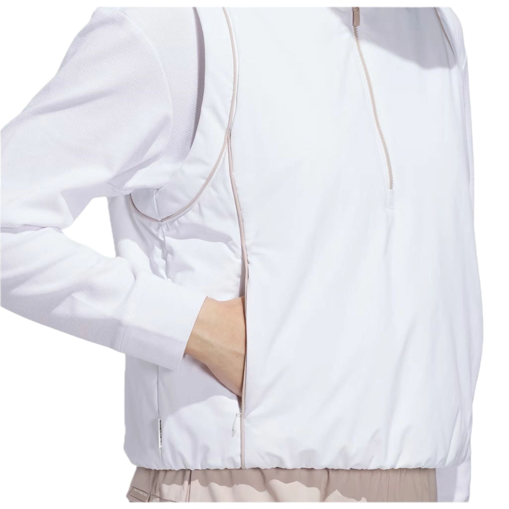 Adidas Beyond Twistweave Loose Quarter-Zip Weste Damen