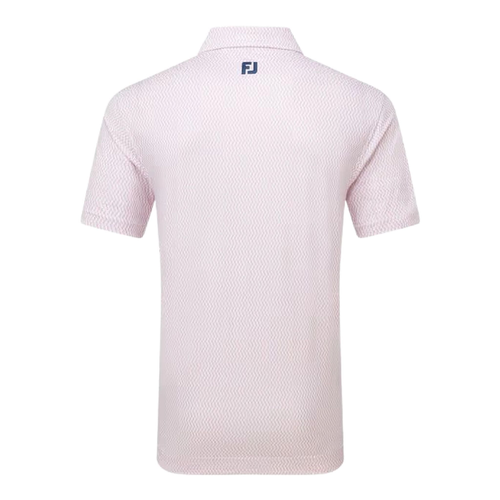 Footjoy Wiggle Print Lisle Polo Herren