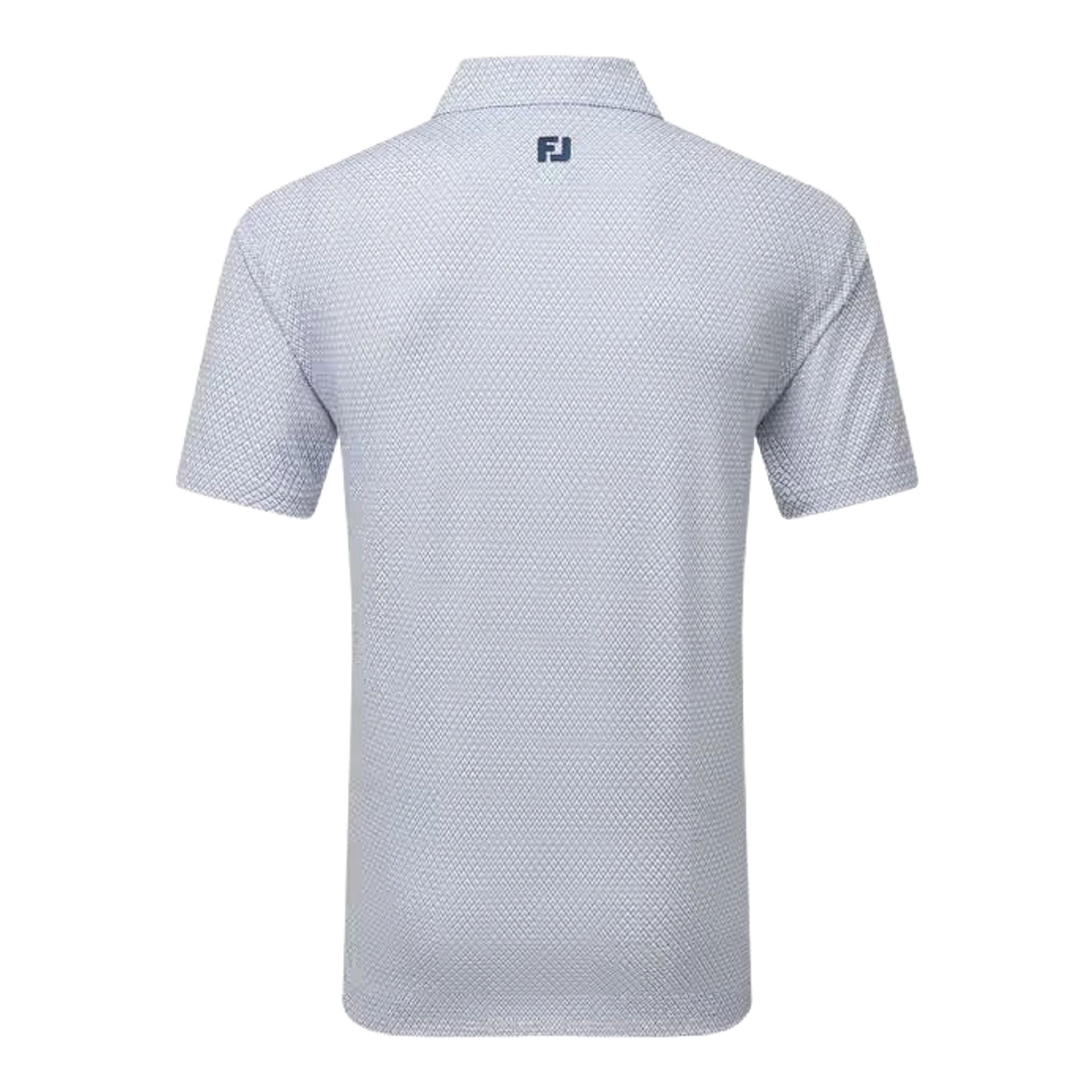 Footjoy Deco Diamond Print Lisle Polo Herren