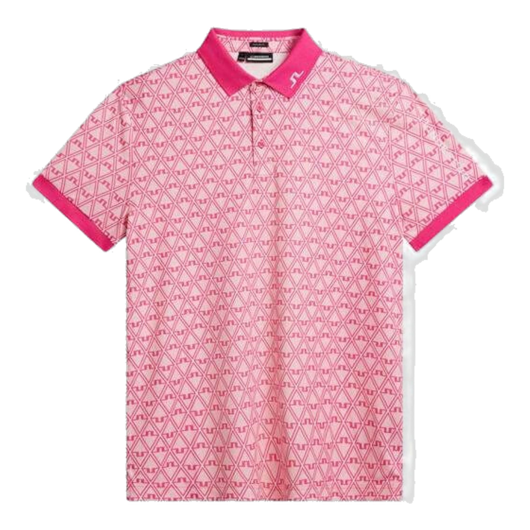 J. Lindeberg Tour Tech Reg Fit Print Polo Herren