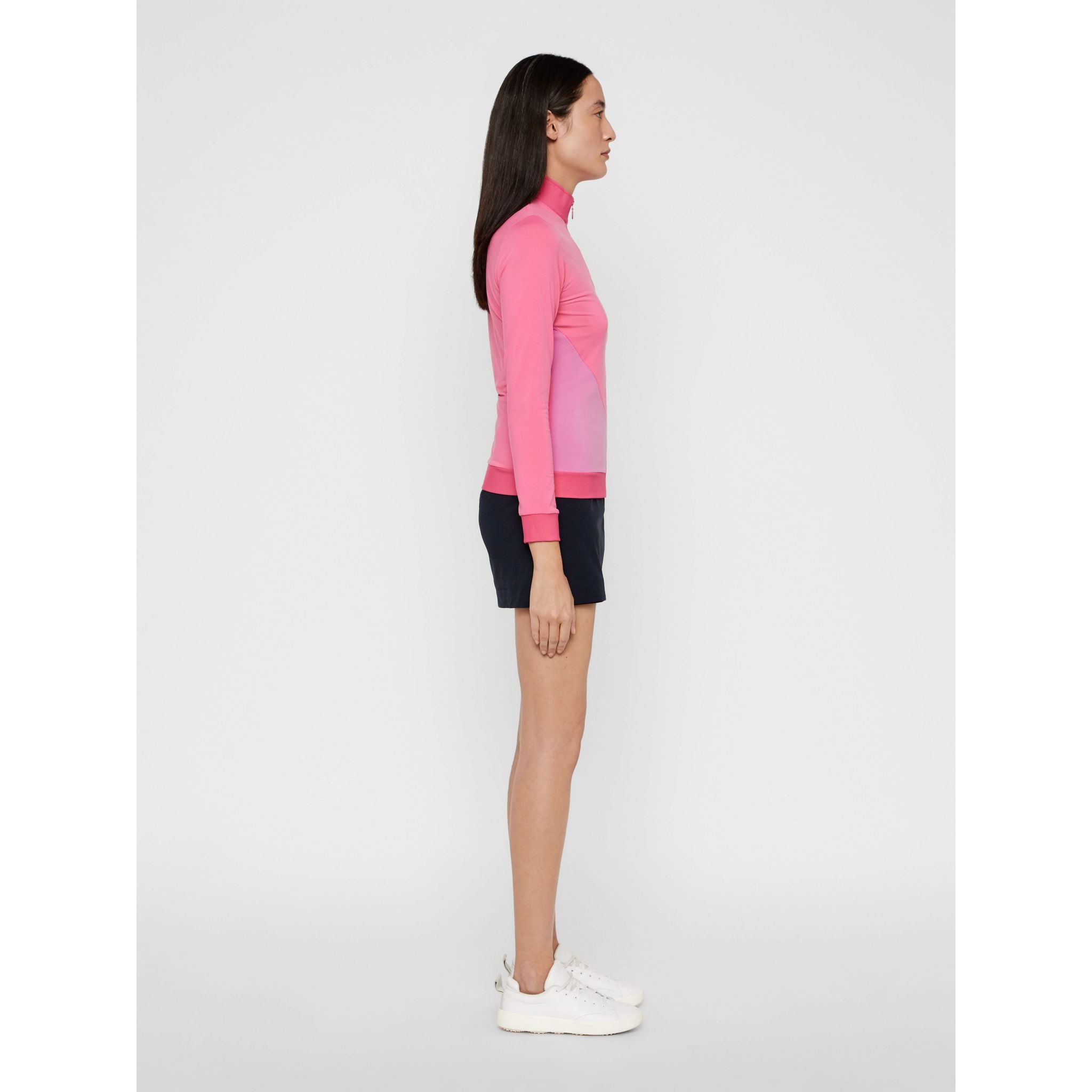 J. Lindeberg W Liza-Light Mid Sweater Pop Pink Damen