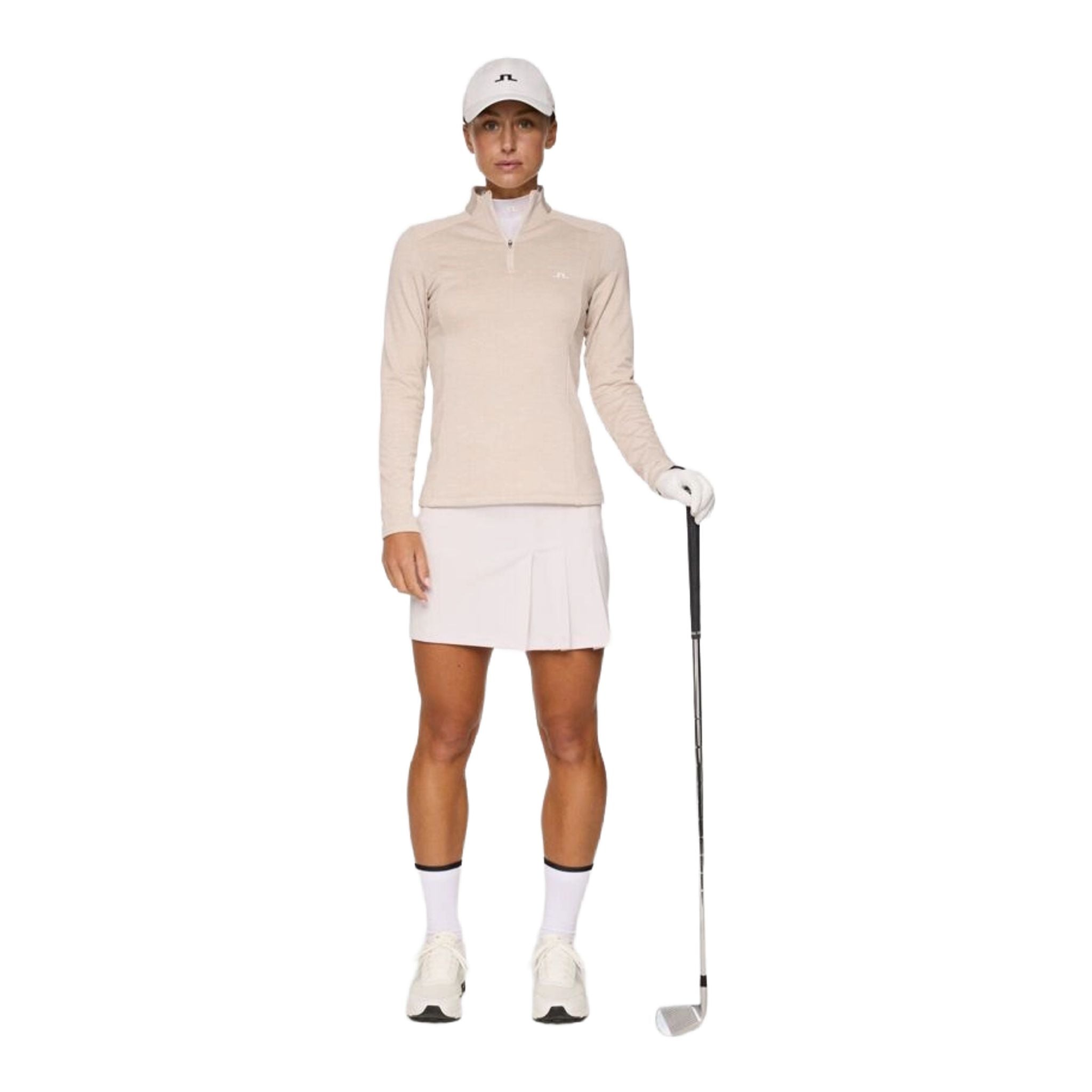 J. Lindeberg Steffi Quarter Zip Midlayer Damen