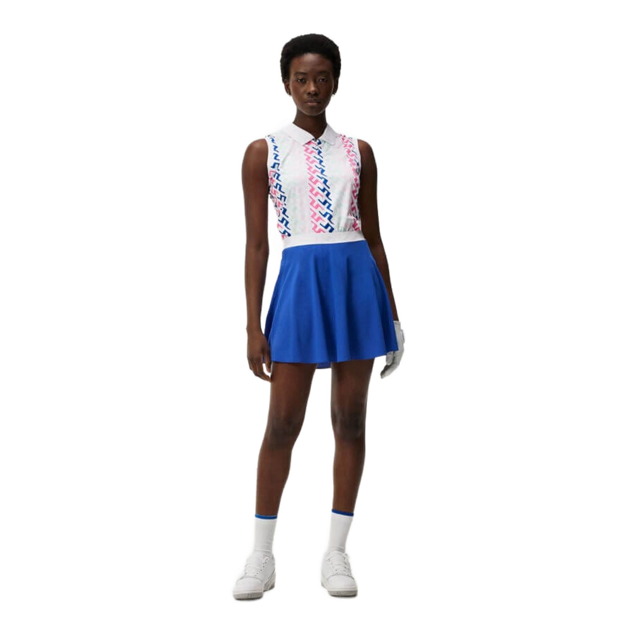 J. Lindeberg Annie Sleeveless Polo Shirt Painted Bridge Damen