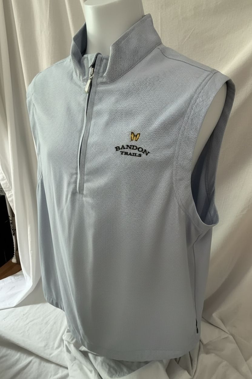 Ashworth Half Zip Gilet Herren Blau M Herren