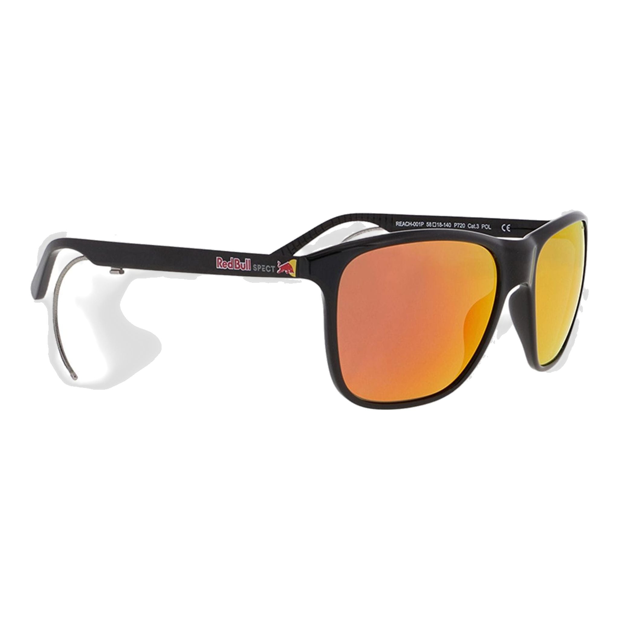 RedBull Spect Eyewear REACH Schwarz/Braun Red Mirror
