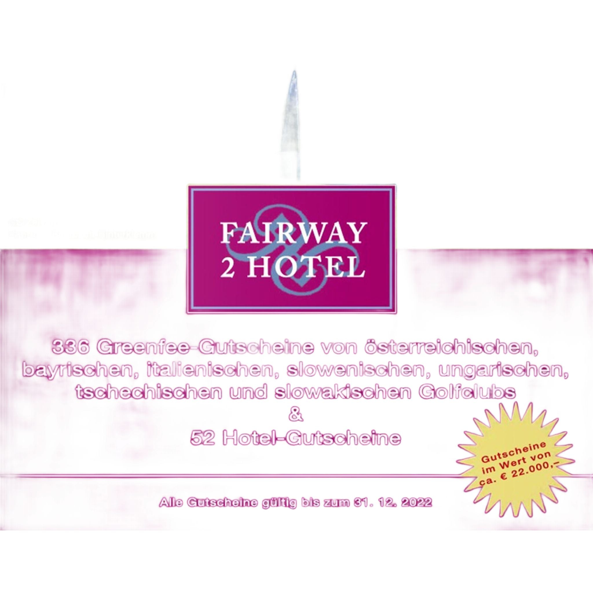 Fairway 2 Hotel Gutscheinbuch 2022