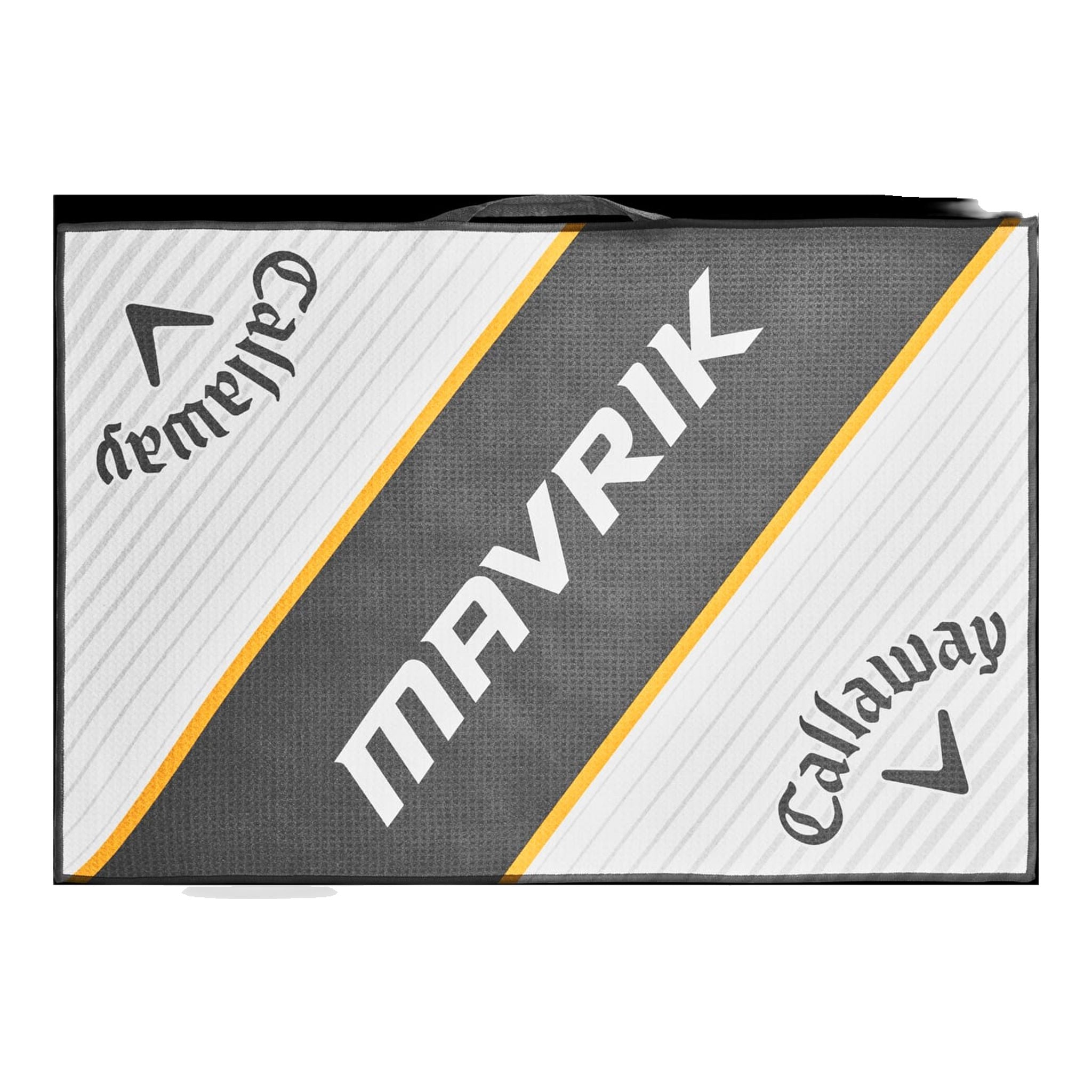 Callaway Mavrik Towel 30x20 White/Charcoal/Orange