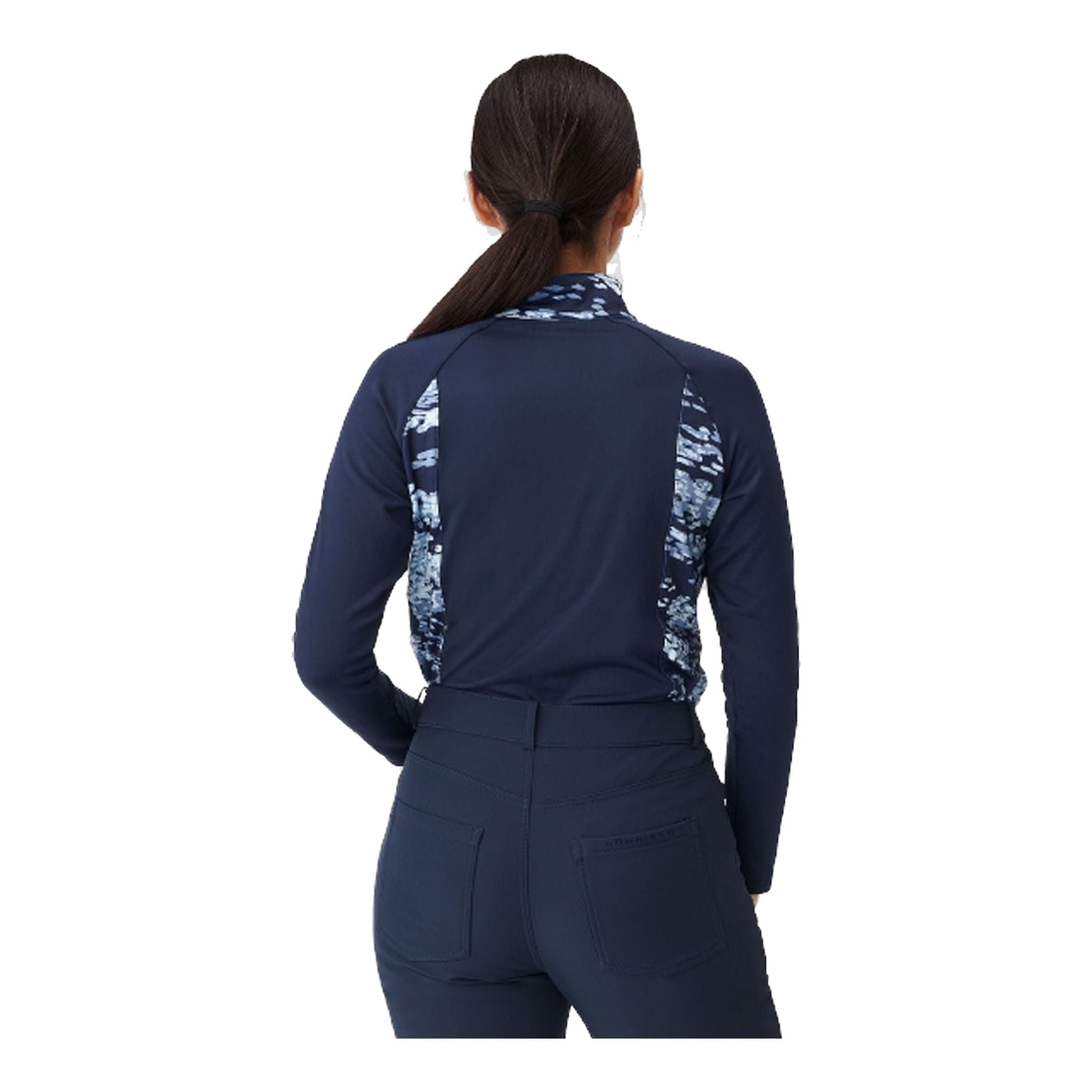 Röhnisch W Layer Megan Langarm Navyblau/Camo Damen