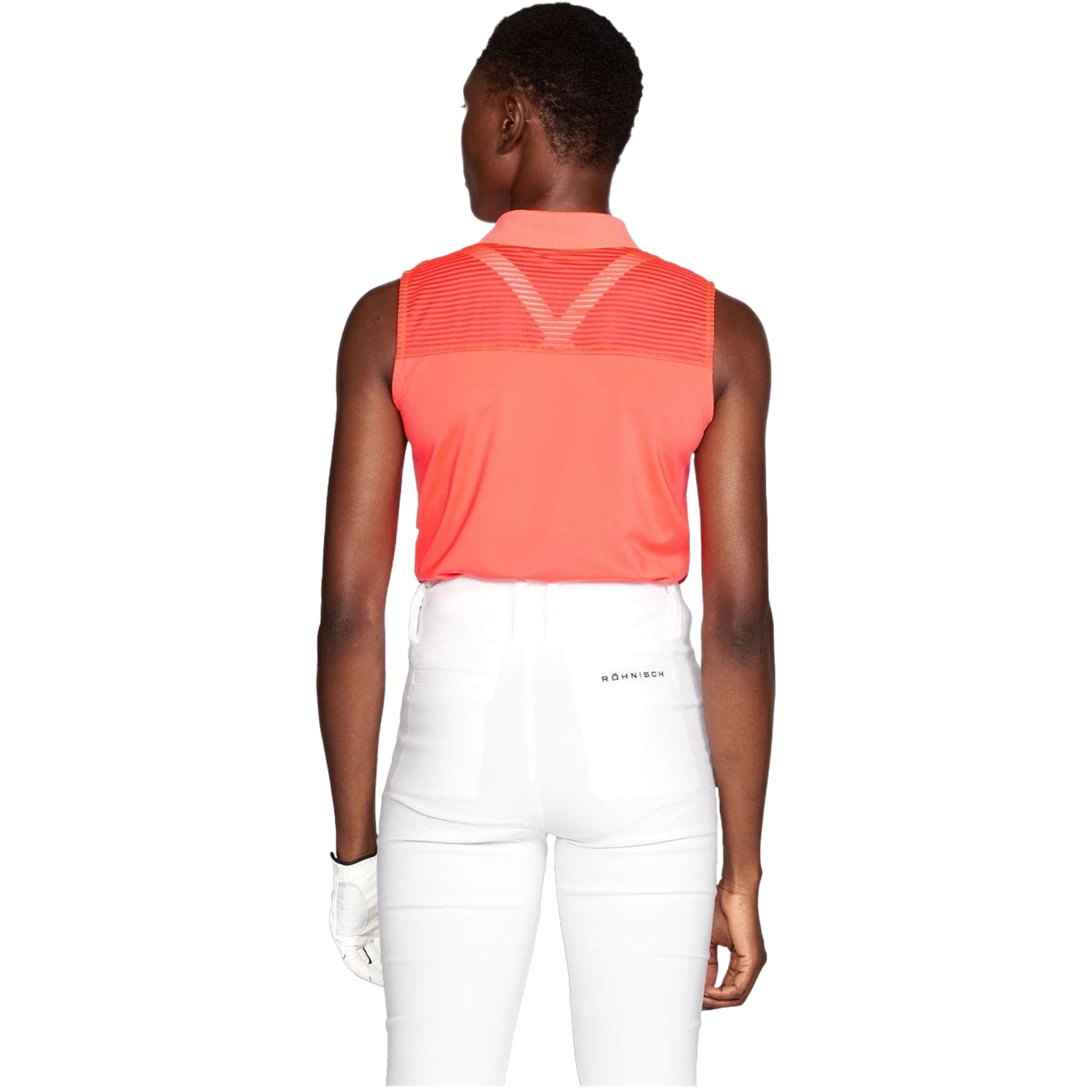 Röhnisch W Miko SL Polo Neon Pink Damen