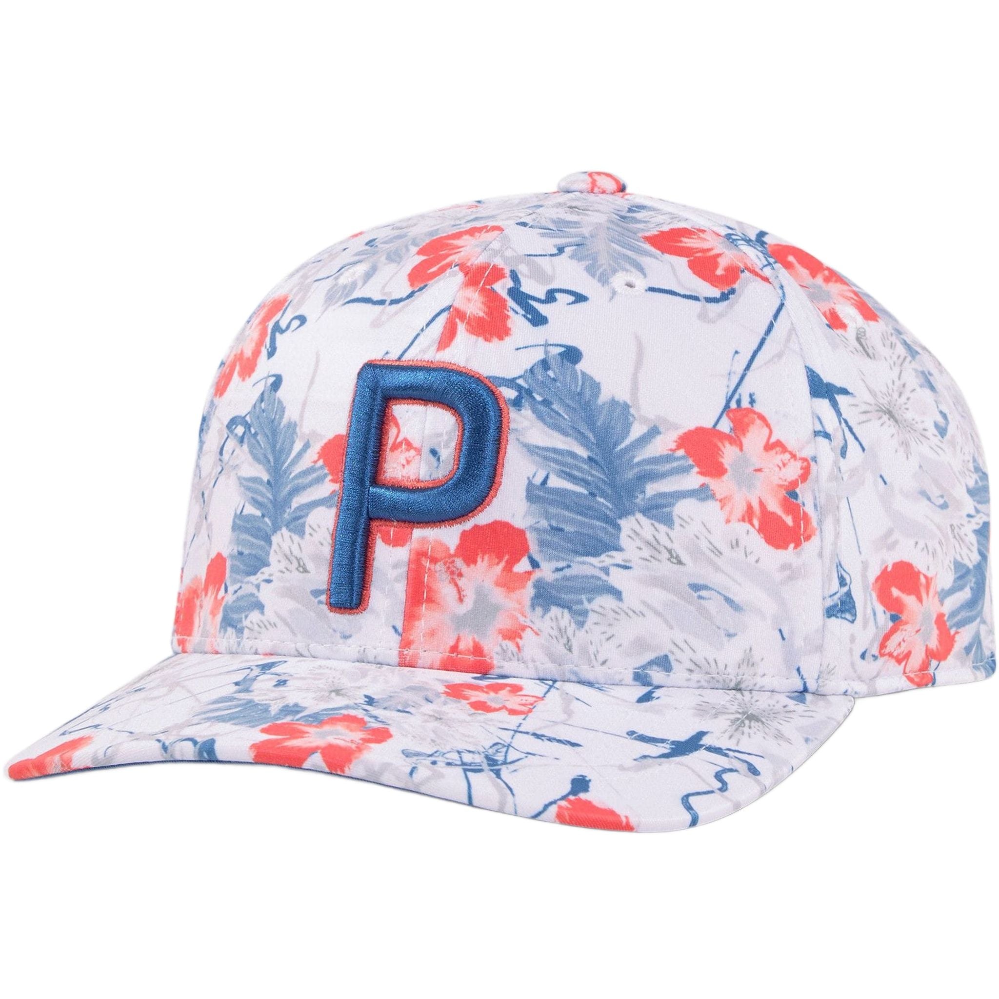 Puma M Kappe Nassau P Snapback Bright Weiß/Bright Cobal Herren