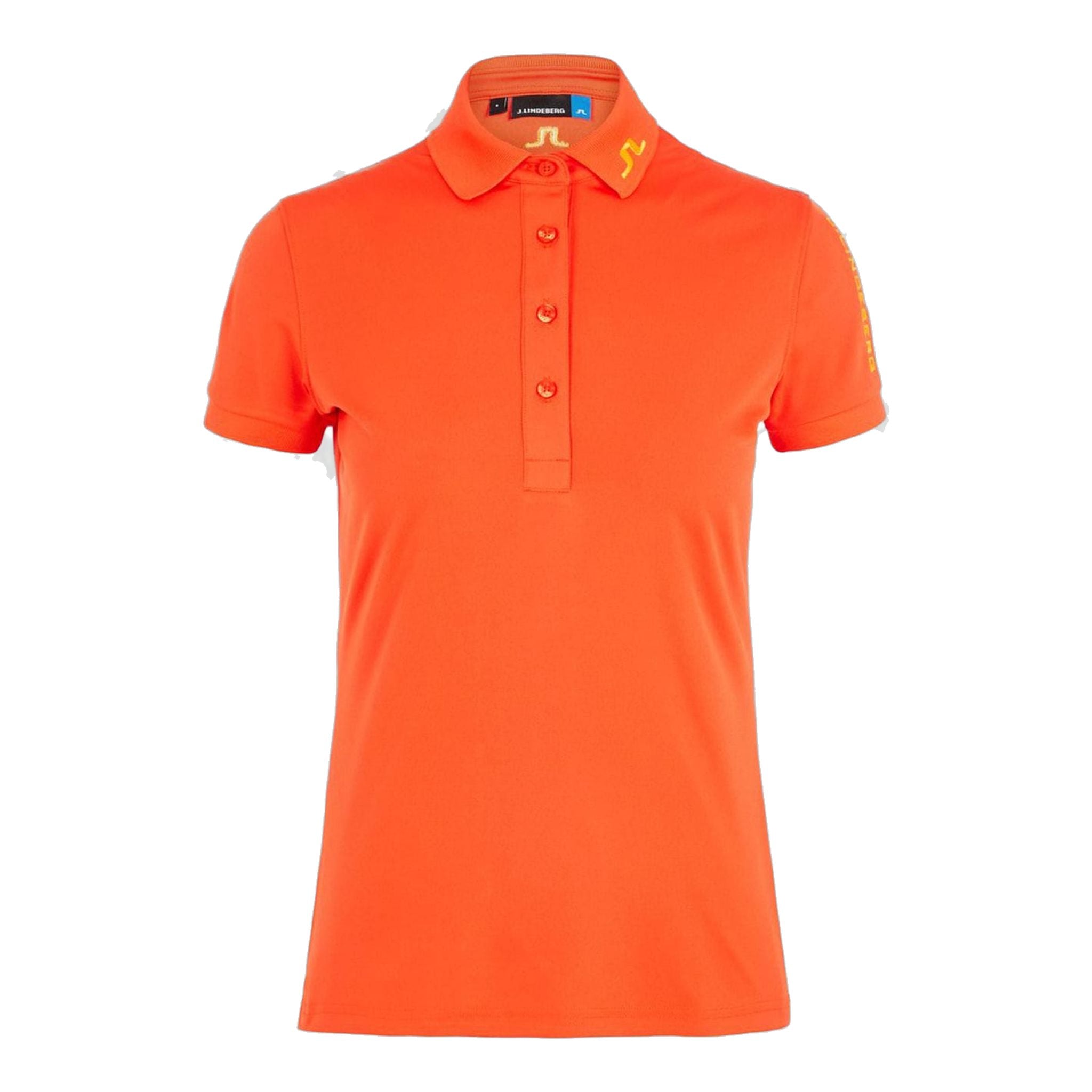 J. Lindeberg W Tour Tech-TX Jersey Polo Tomato Red Damen
