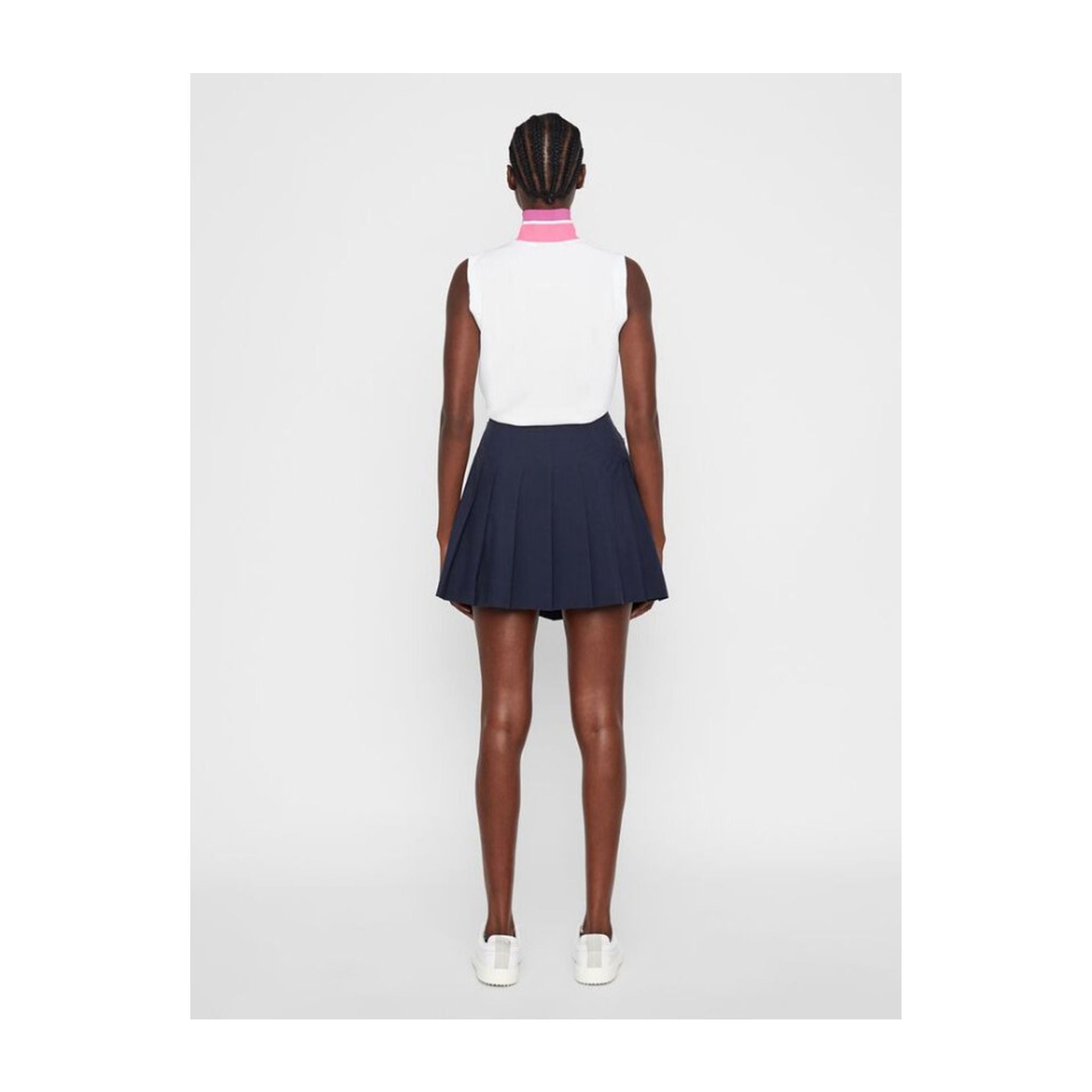 J. Lindeberg W Audrey TX-Jersey SS Polo White Damen