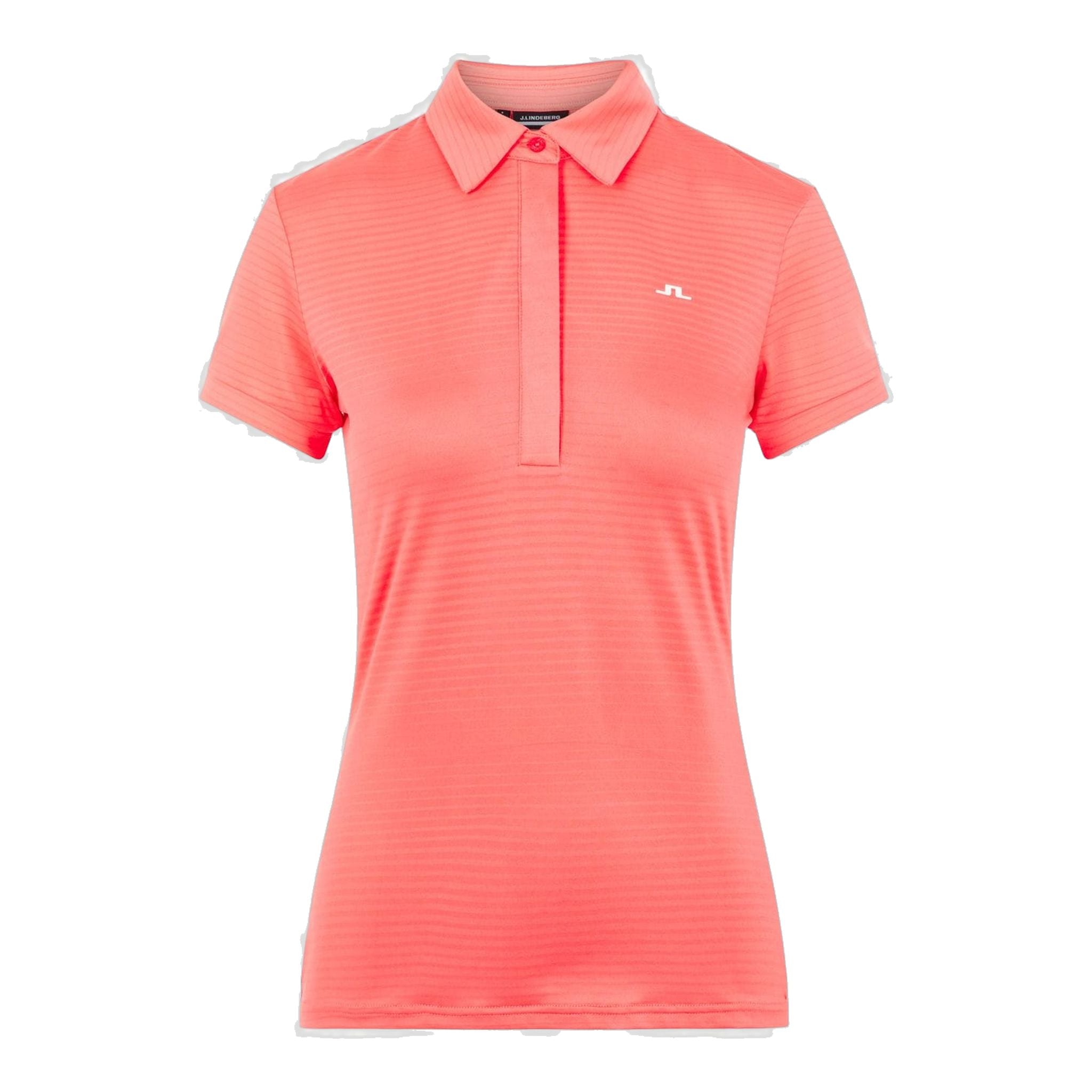 J. Lindeberg W Sue SS Polo Tropical Coral Damen