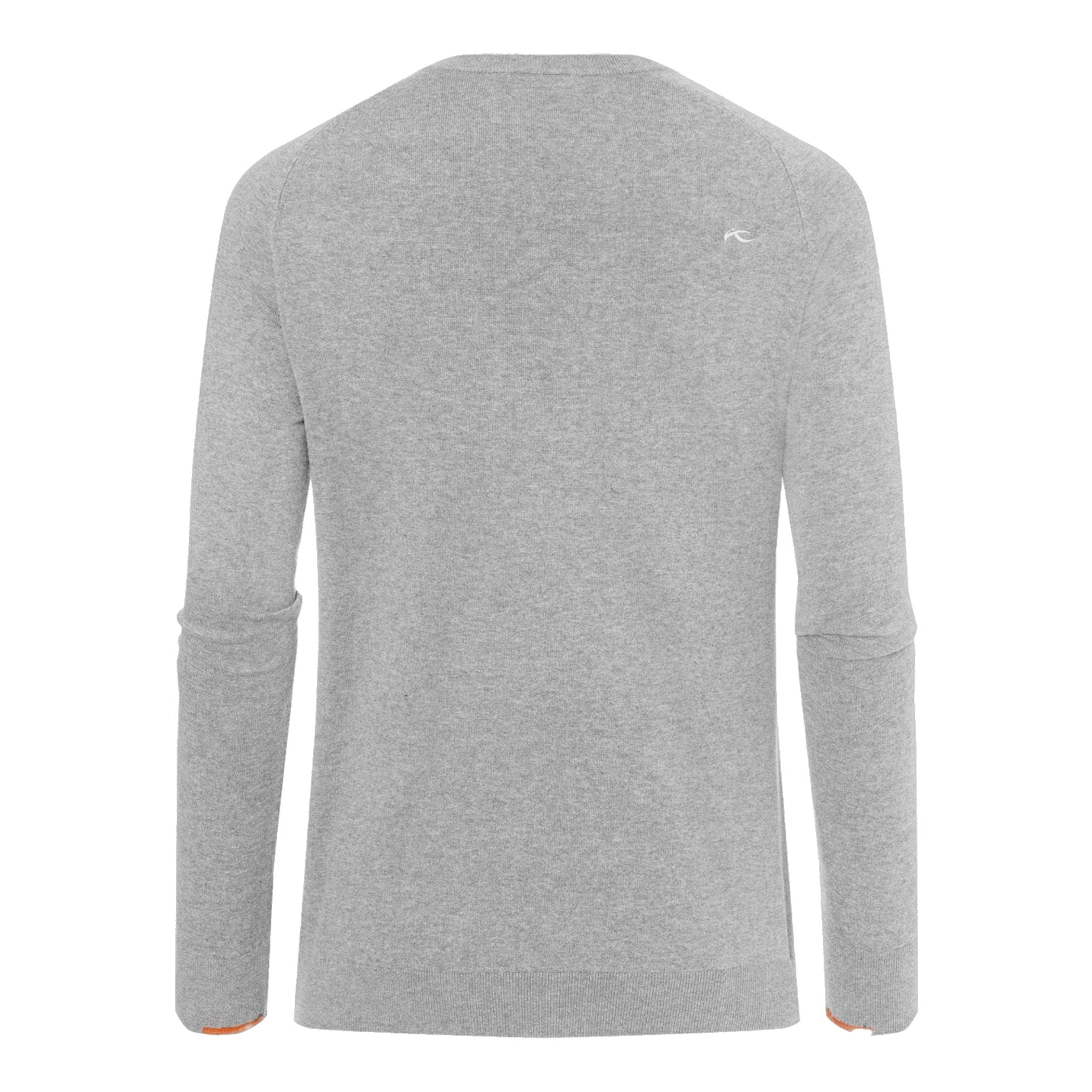 Kjus M Pullover Kirk V-Neck Silbergrau/Melange Herren