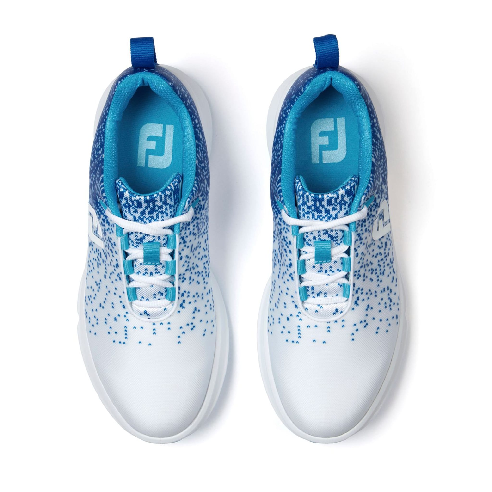 Footjoy W Leisure White/Blue Damen