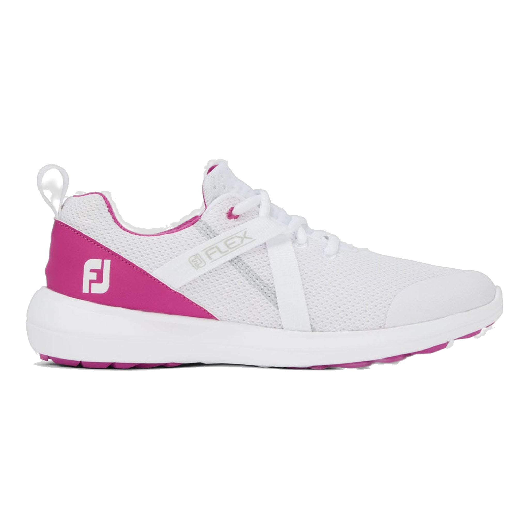 Footjoy W Flex White/Fuchsia Damen