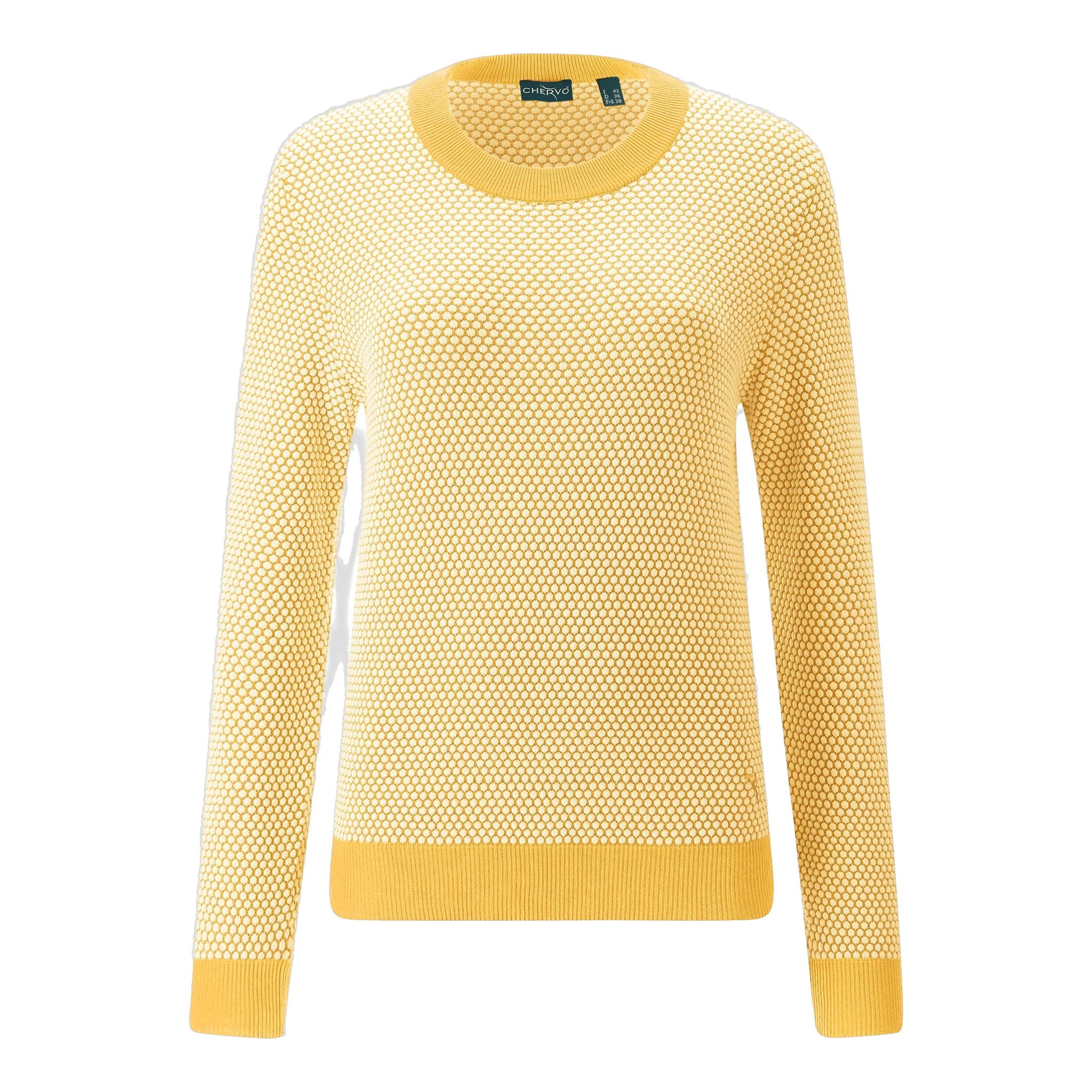 Chervo Natura Pullover Gelb gemustert Damen Damen