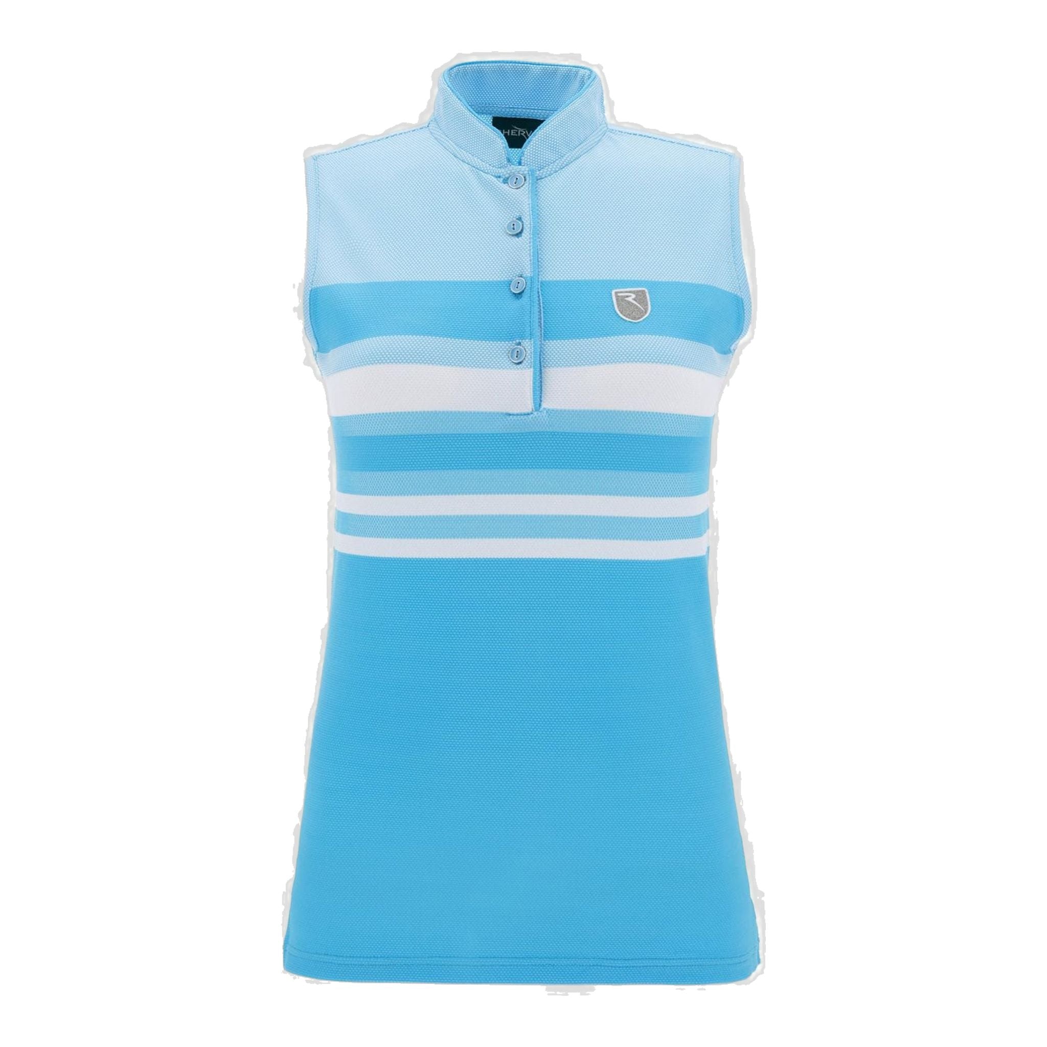 Chervo W Ami SL Polo Hellblau/Weiß Damen