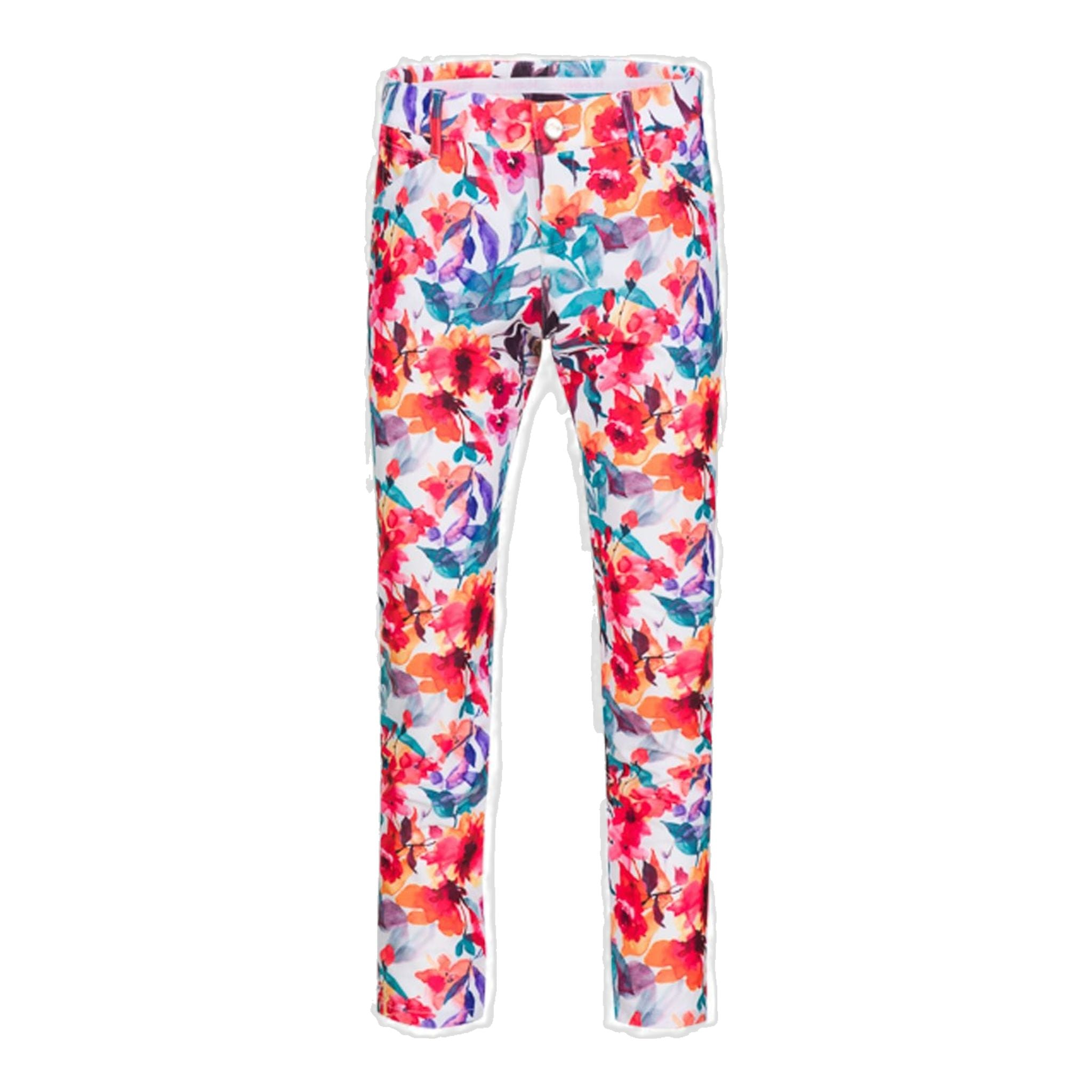 Alberto Hose Mona WR Summer Flowers Damen