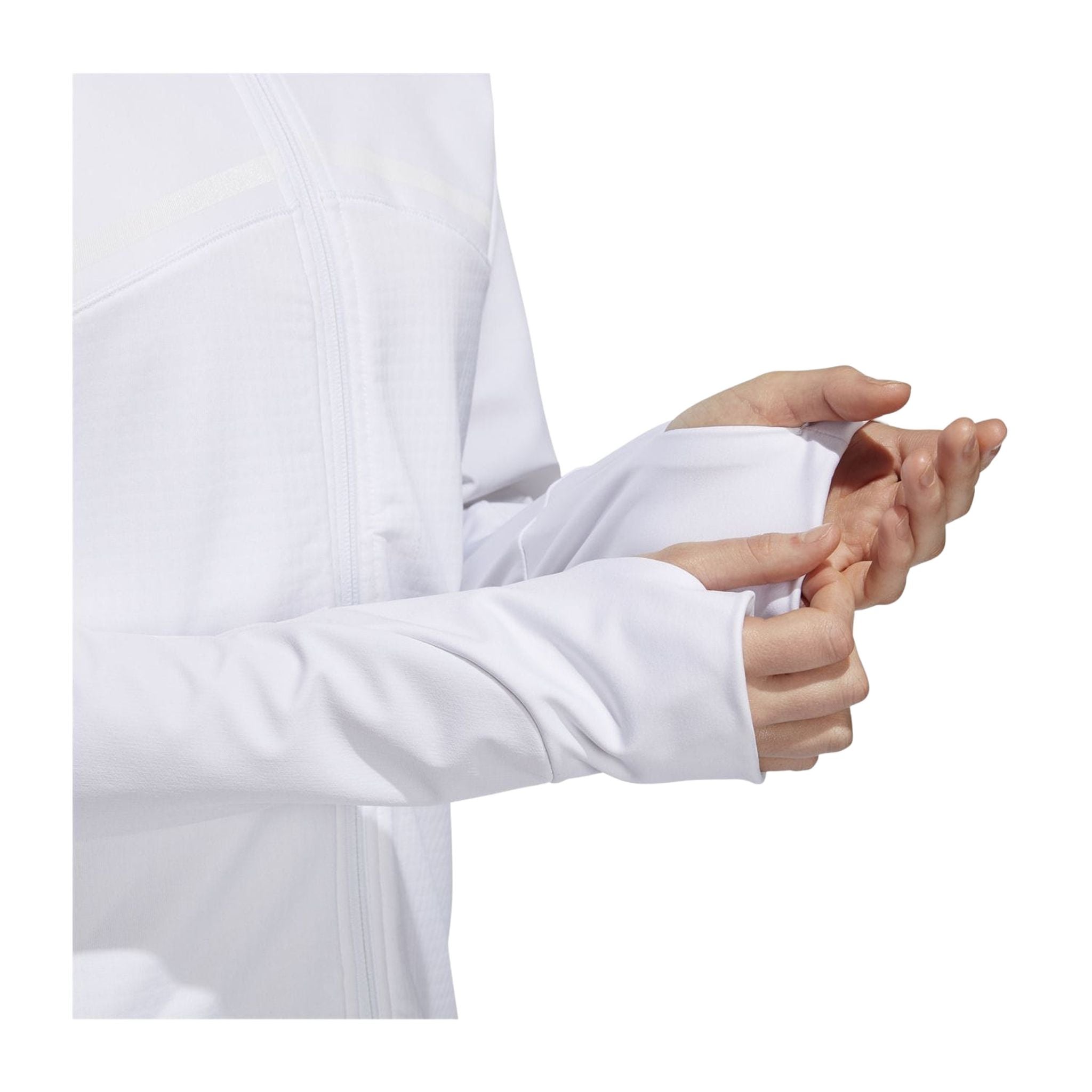 Adidas Jacke Hybrid Full Zip W Weiß Damen