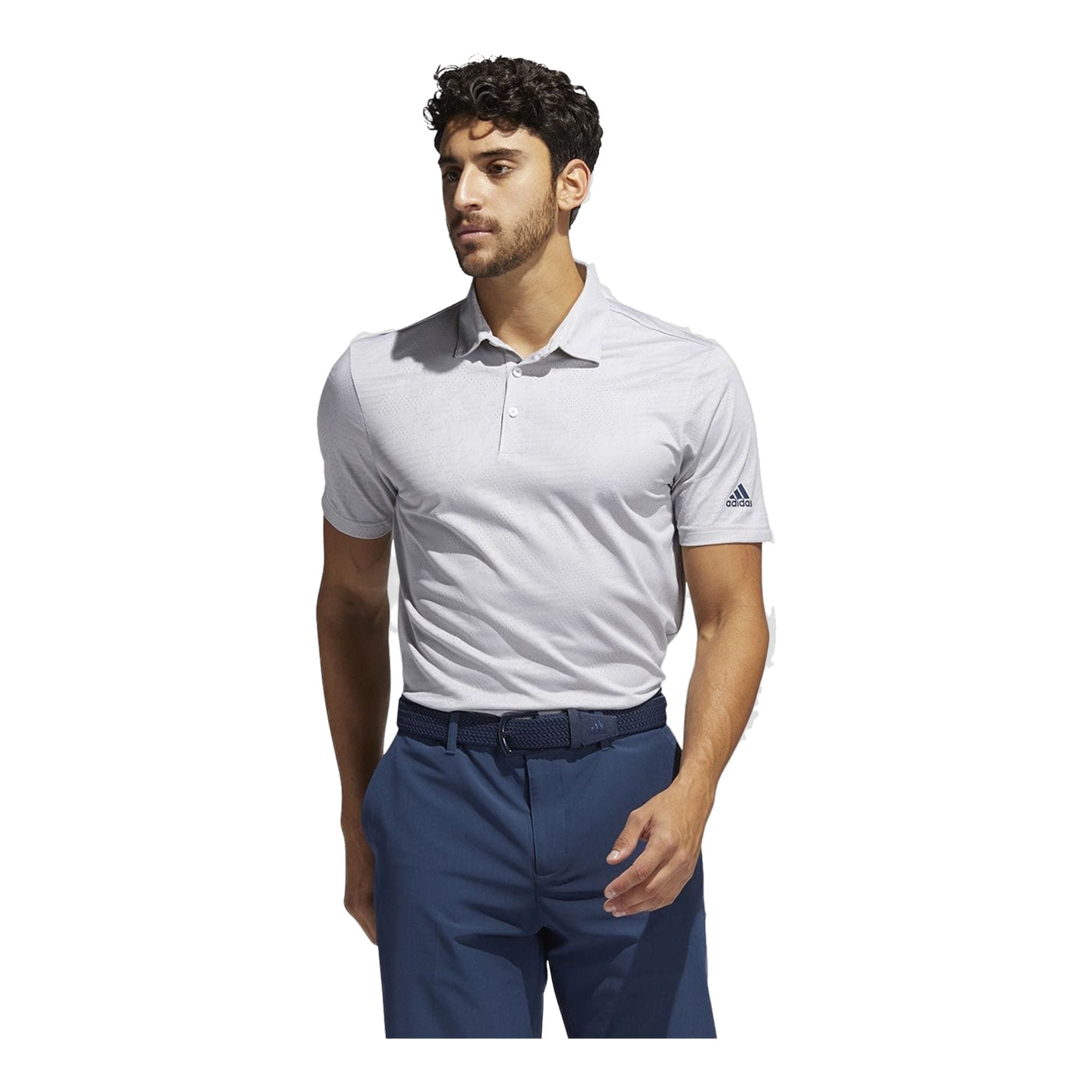 Adidas Camo SS Polo Weiß/Grau Herren