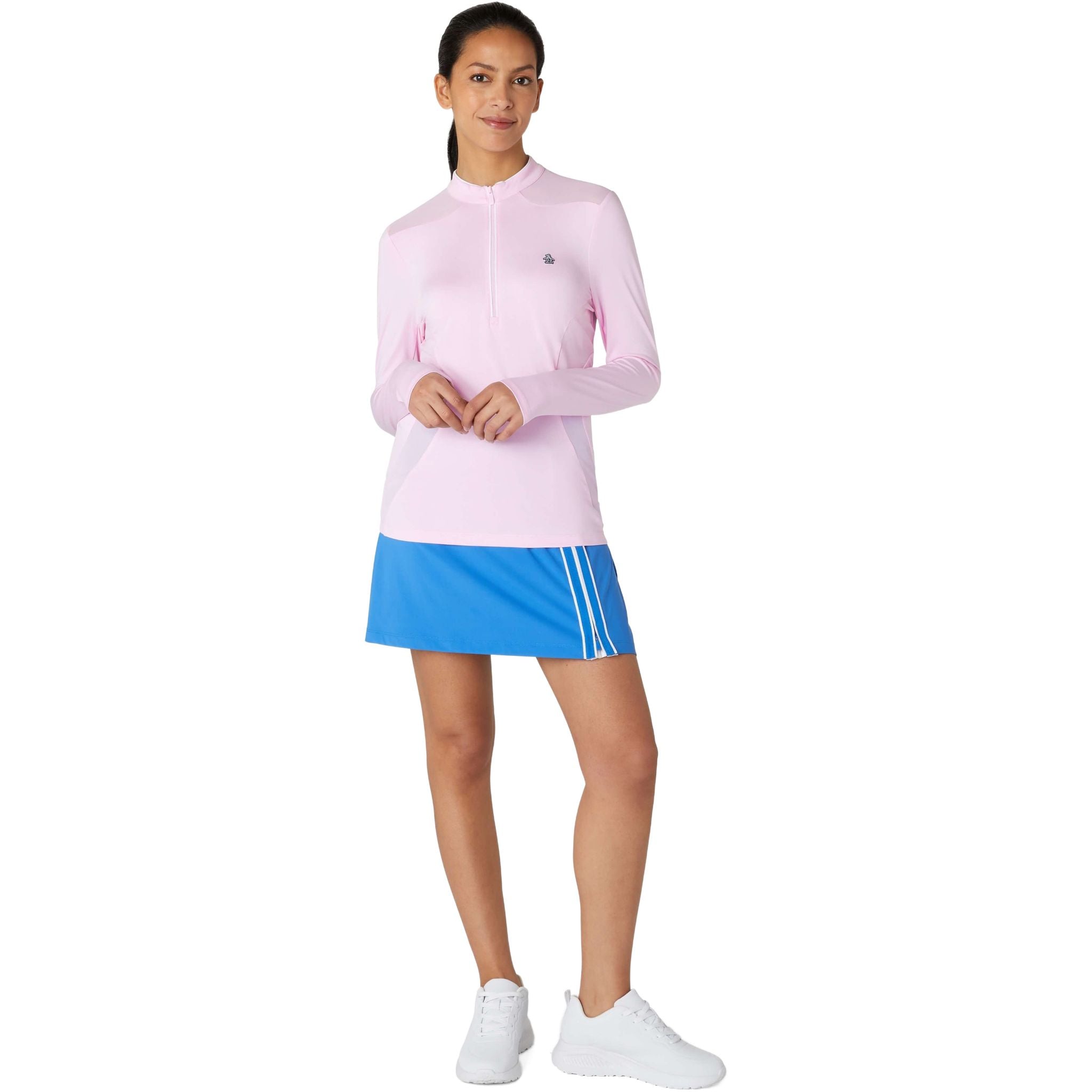 Original Penguin Longsleeve 1/4 Zip Layering Sweater Damen