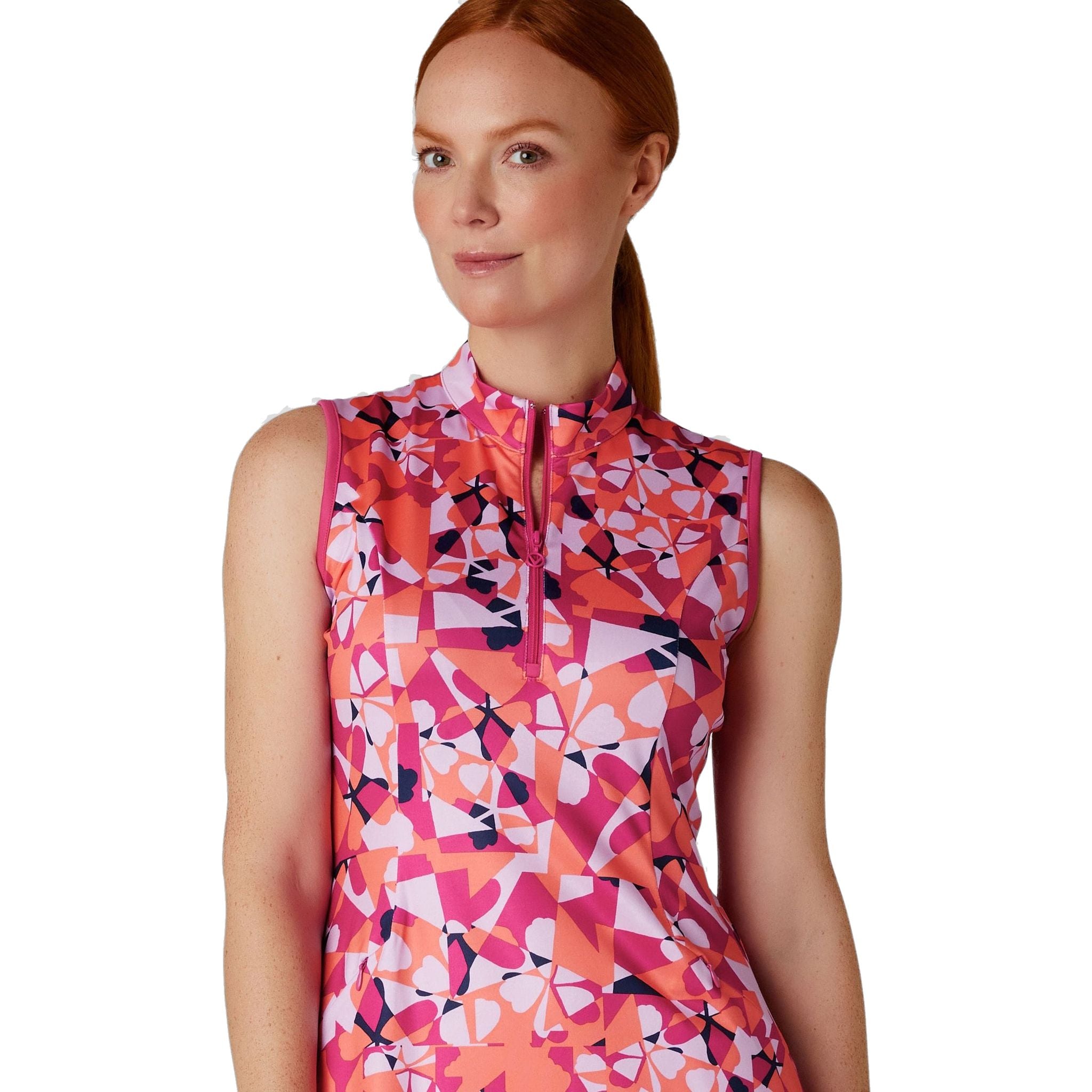 Callaway Geometric Floral Kleid Damen
