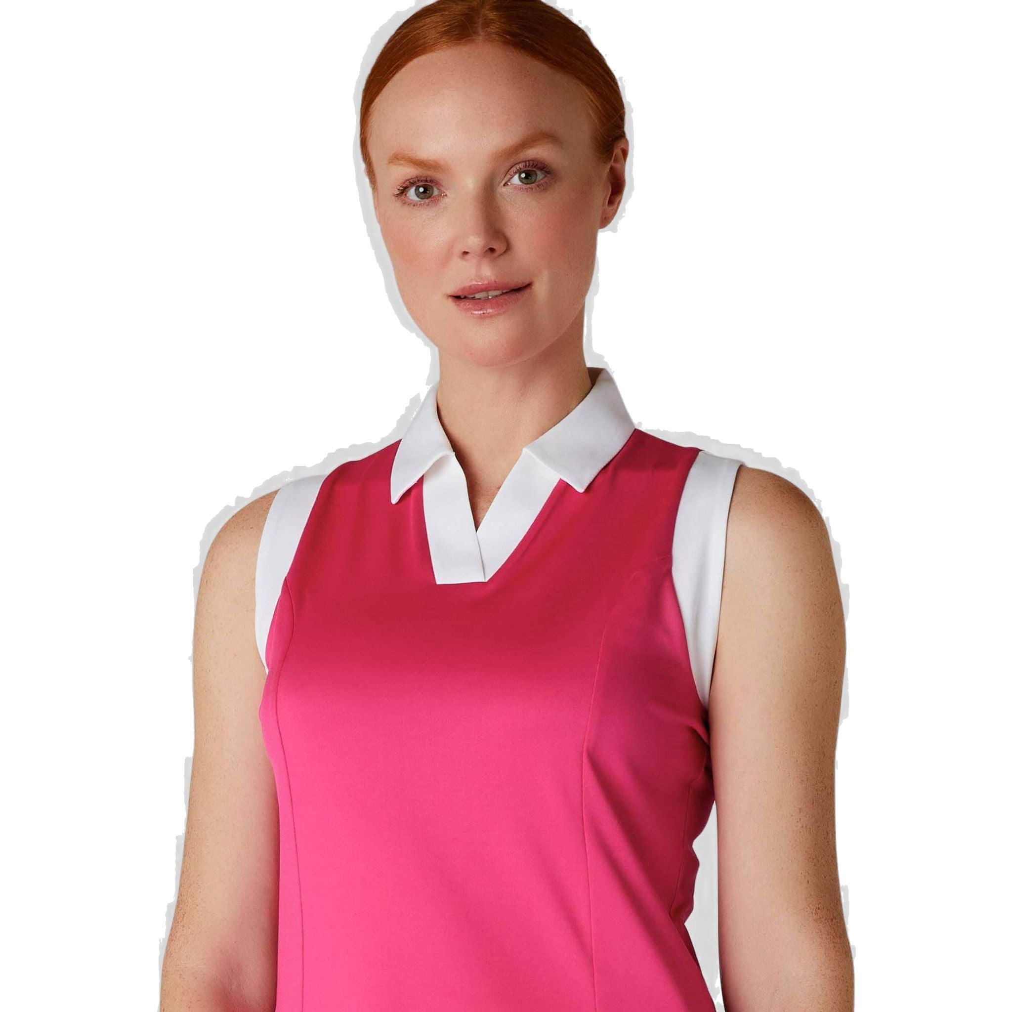 Callaway Sleeveless Colorblock Polo Damen