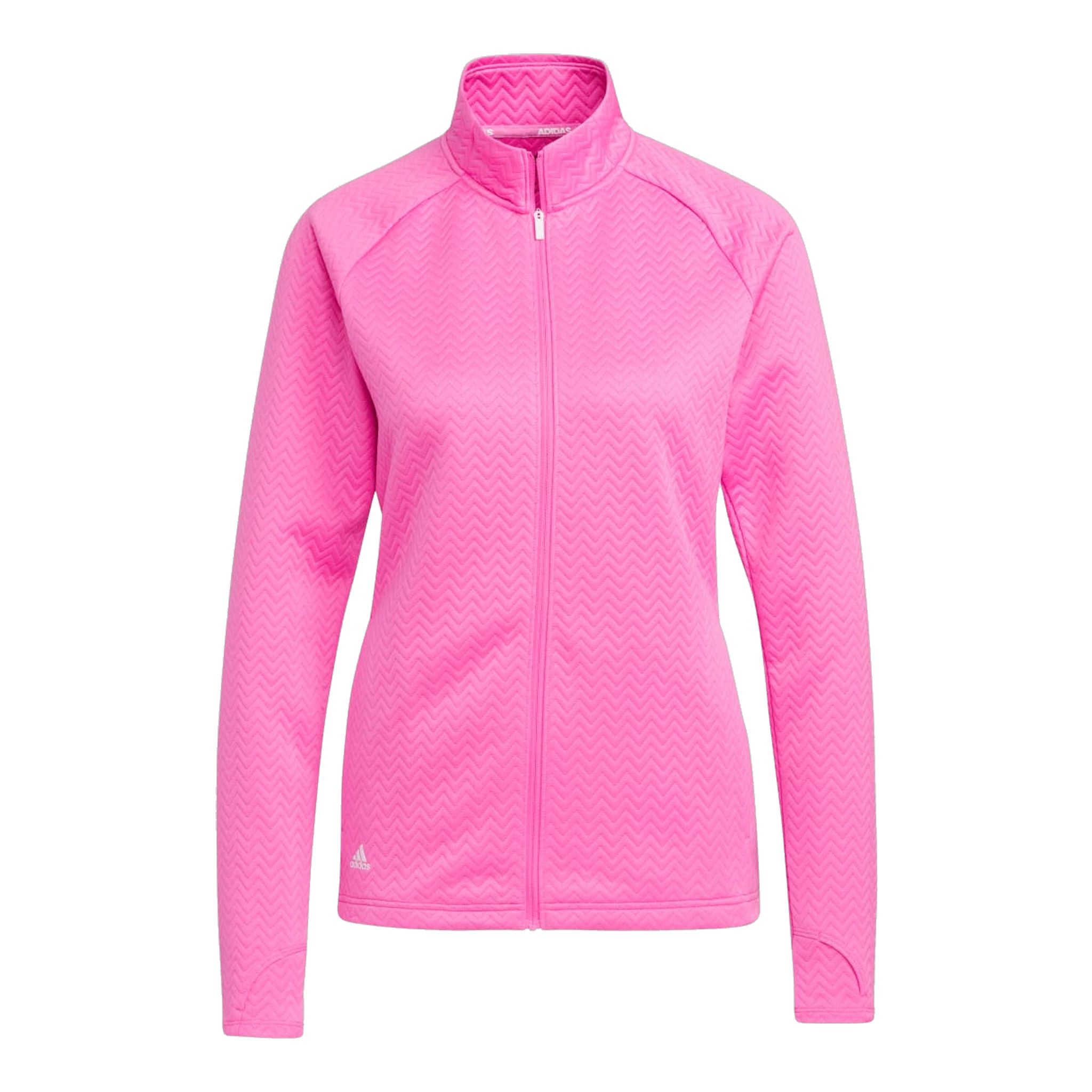 Adidas W Texture Full Zip Layer Pink Damen