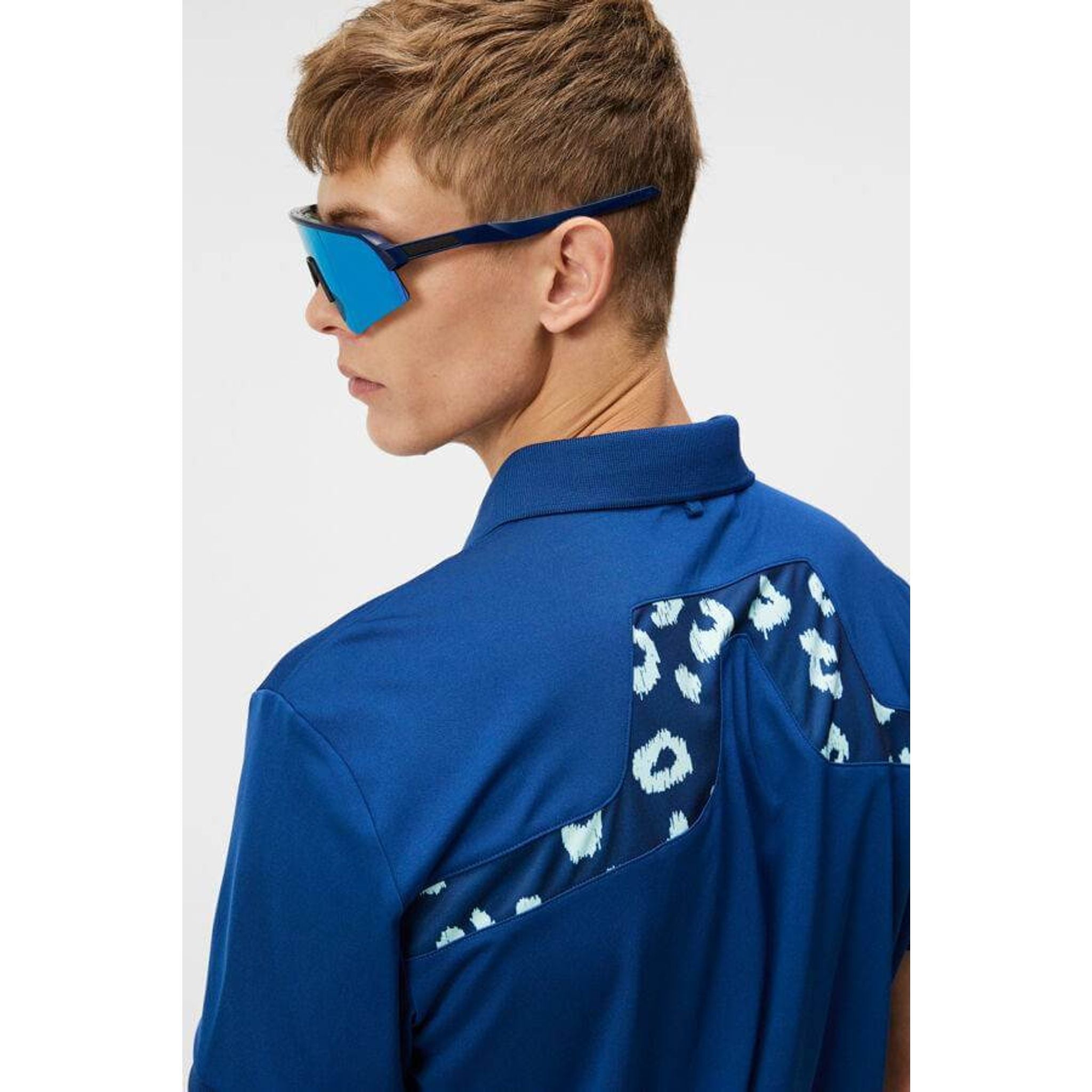 J. Lindeberg KV Regular Fit Print Polo Herren