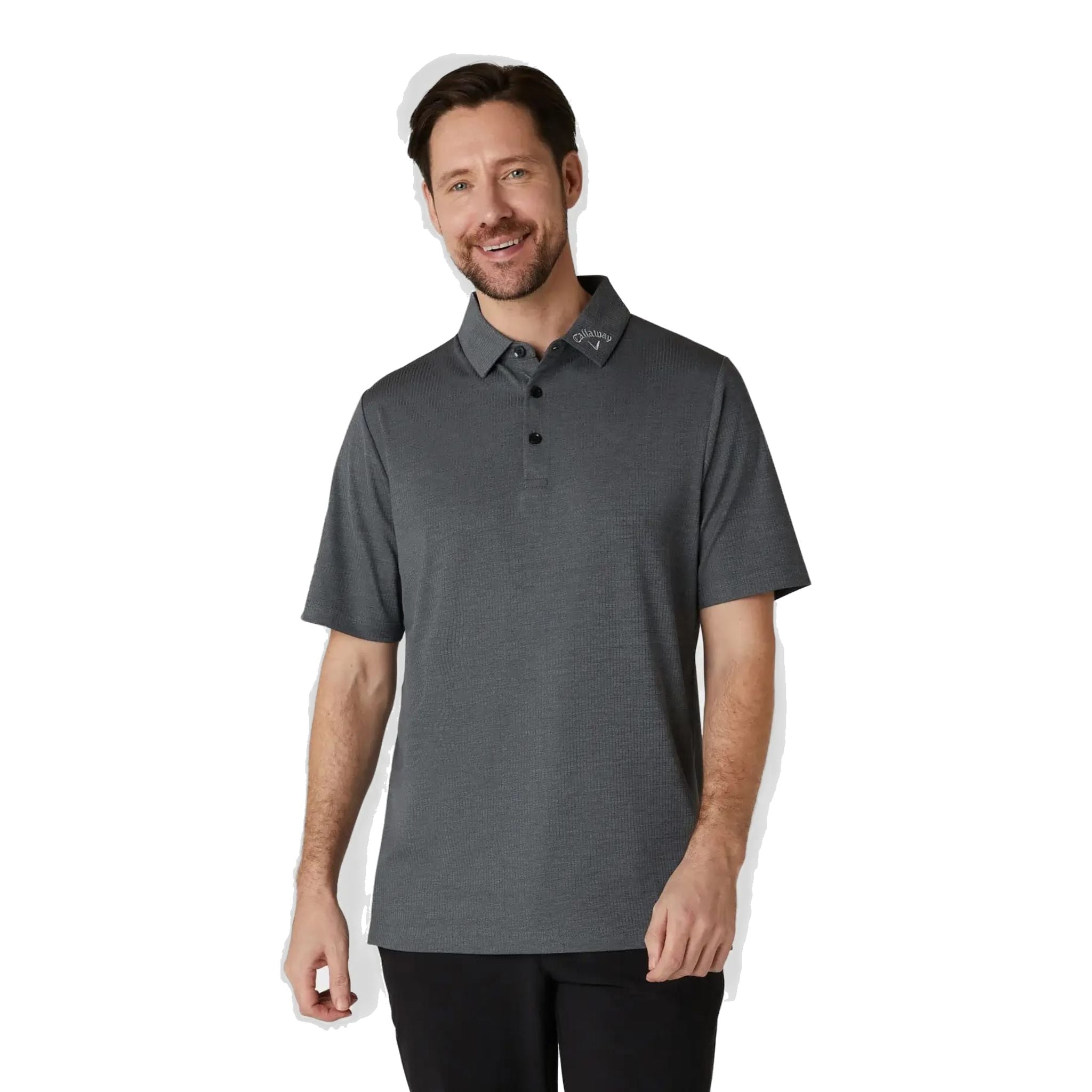 Callaway Premium Jacquard Poloshirt Herren