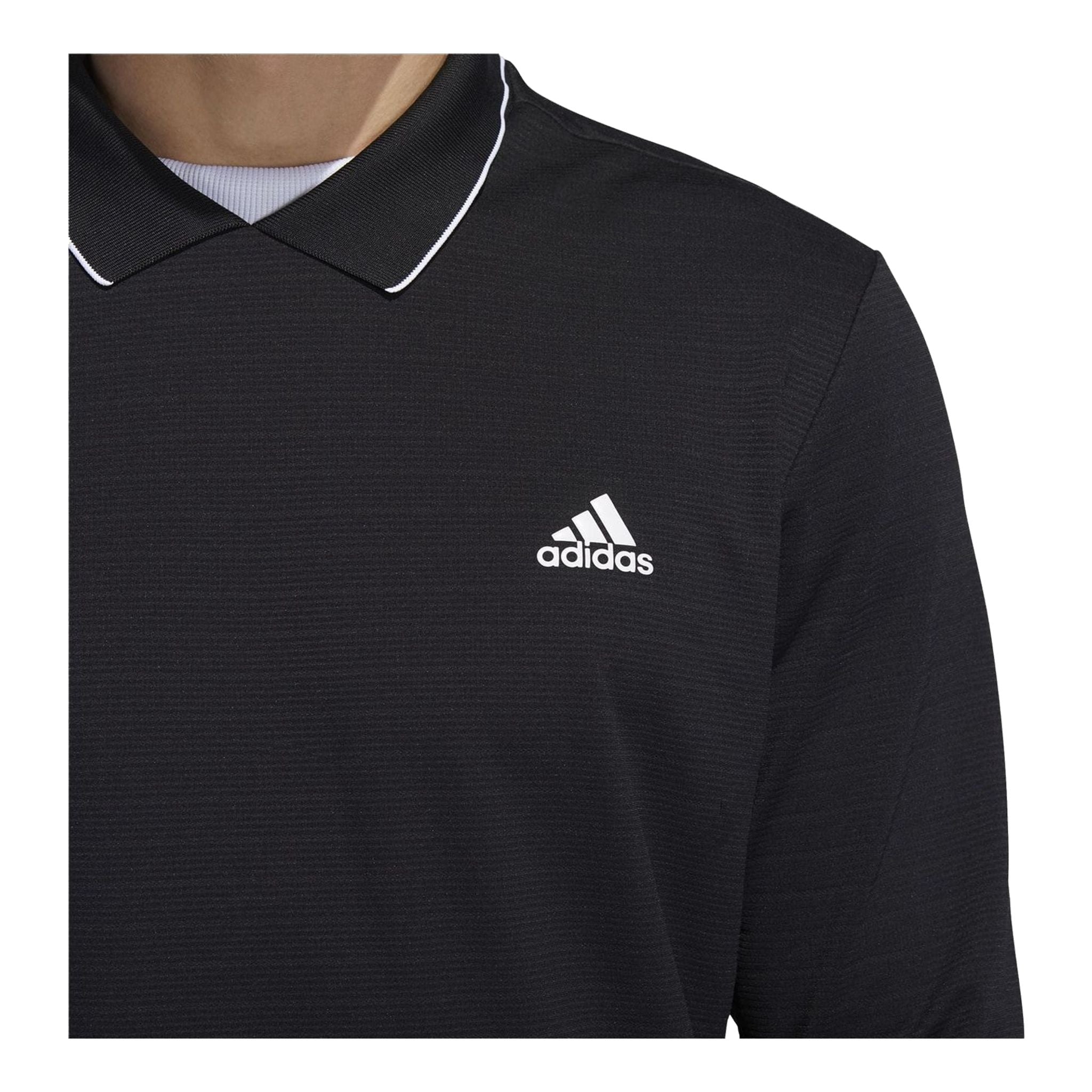 Adidas Polo Thermo Langarm Schwarz Herren