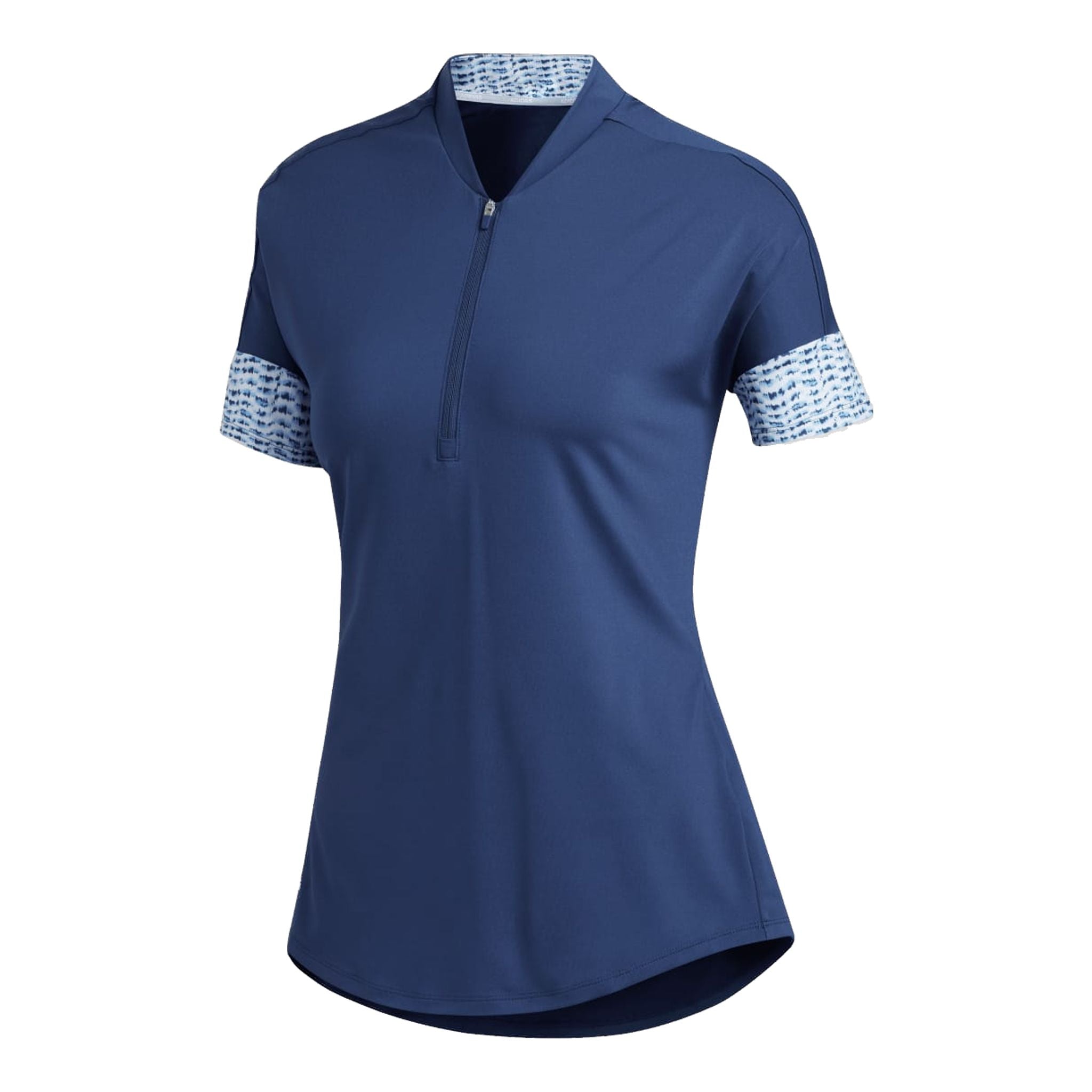 Adidas W Ultimate Printed SS Polo Indigo Damen