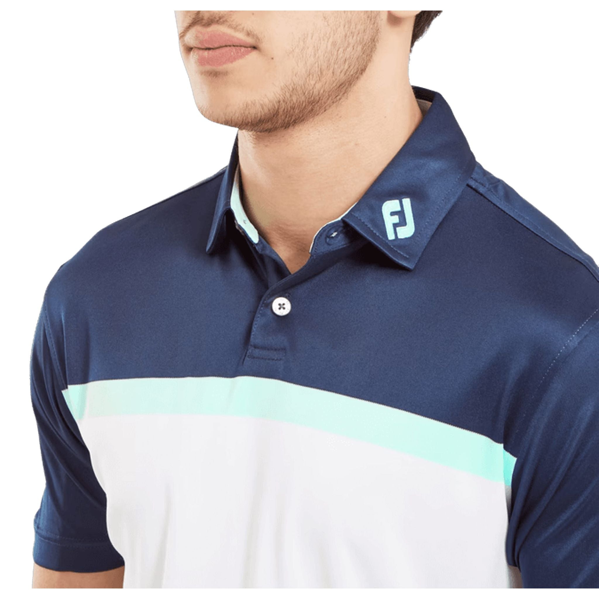 Footjoy Footjoy Colour Block Lisle Polo Herren Herren