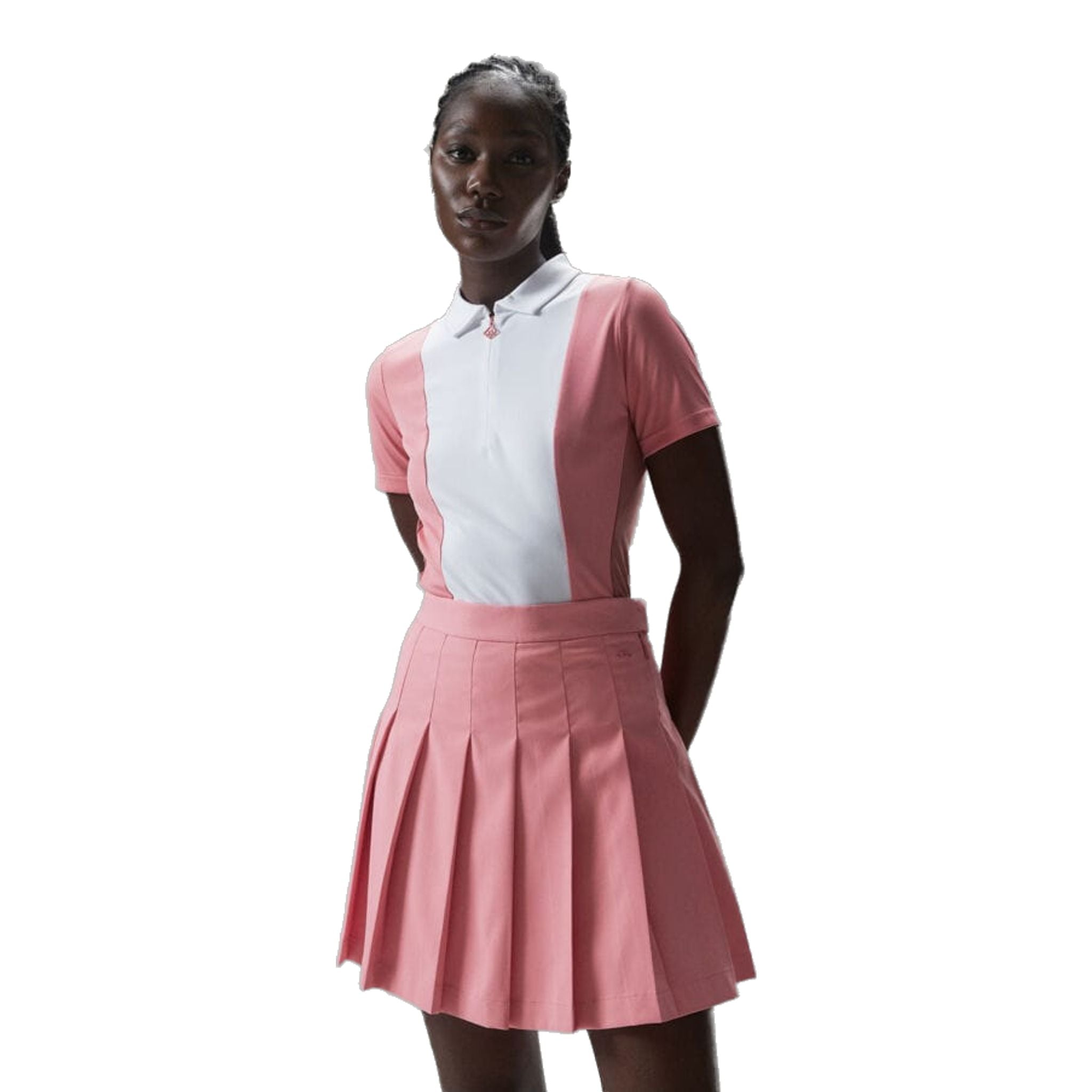 J. Lindeberg Evelina Print Poloshirt Damen