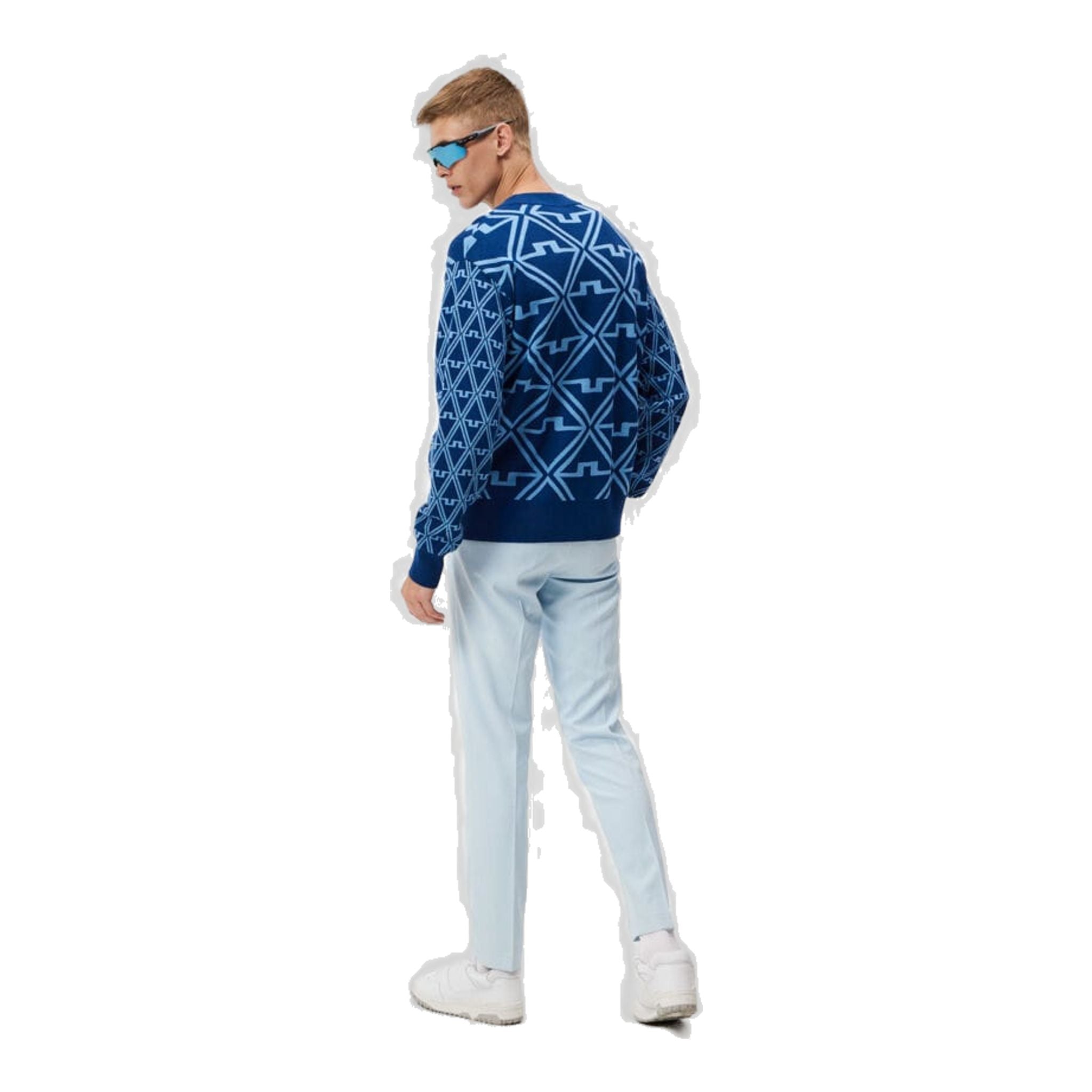 J. Lindeberg Isaac Jaquard Knitted Sweater Herren