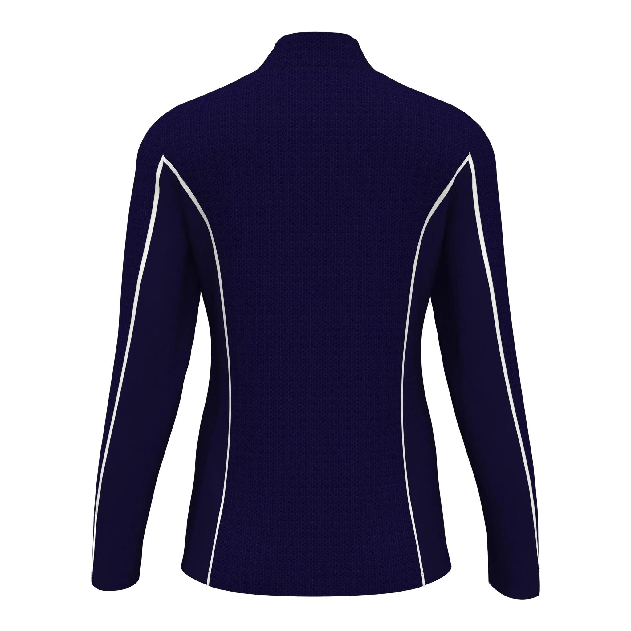 Original Penguin Longsleeve Textrured 1/4 Zip Sweater Damen