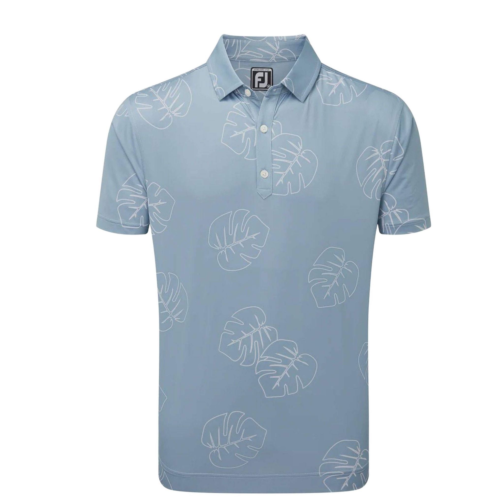Footjoy Jungle Leave Pique Poloshirt Herren