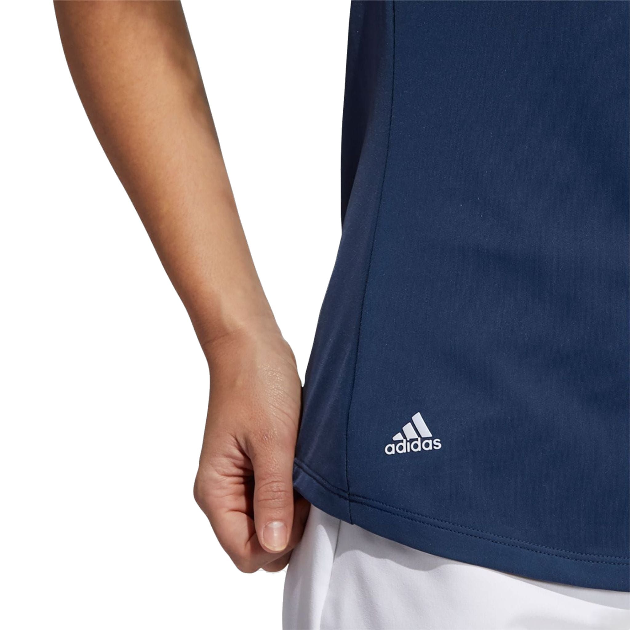 Adidas Solid Poloshirt ärmellos Damen