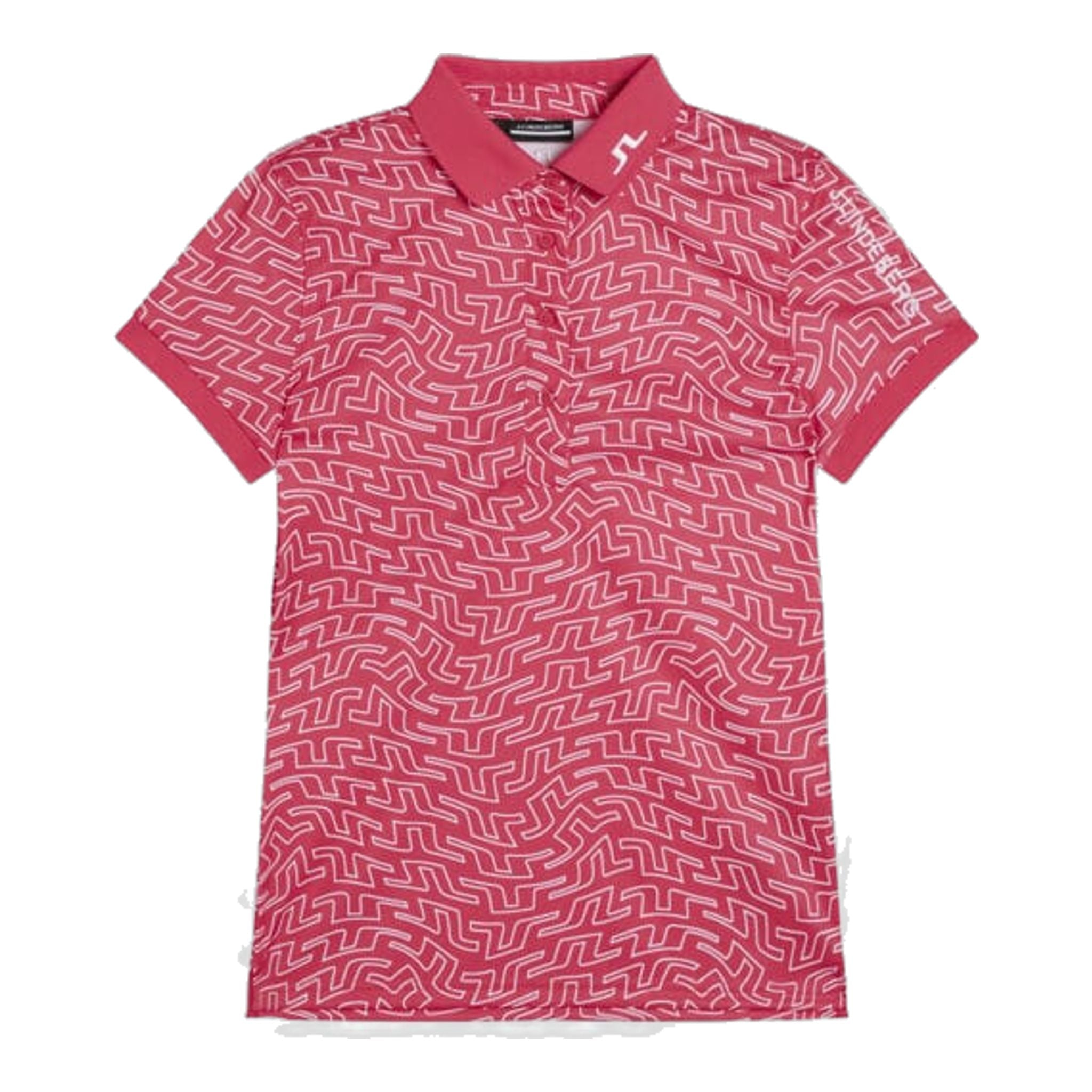 J. Lindeberg Tour Tech Print Poloshirt Damen