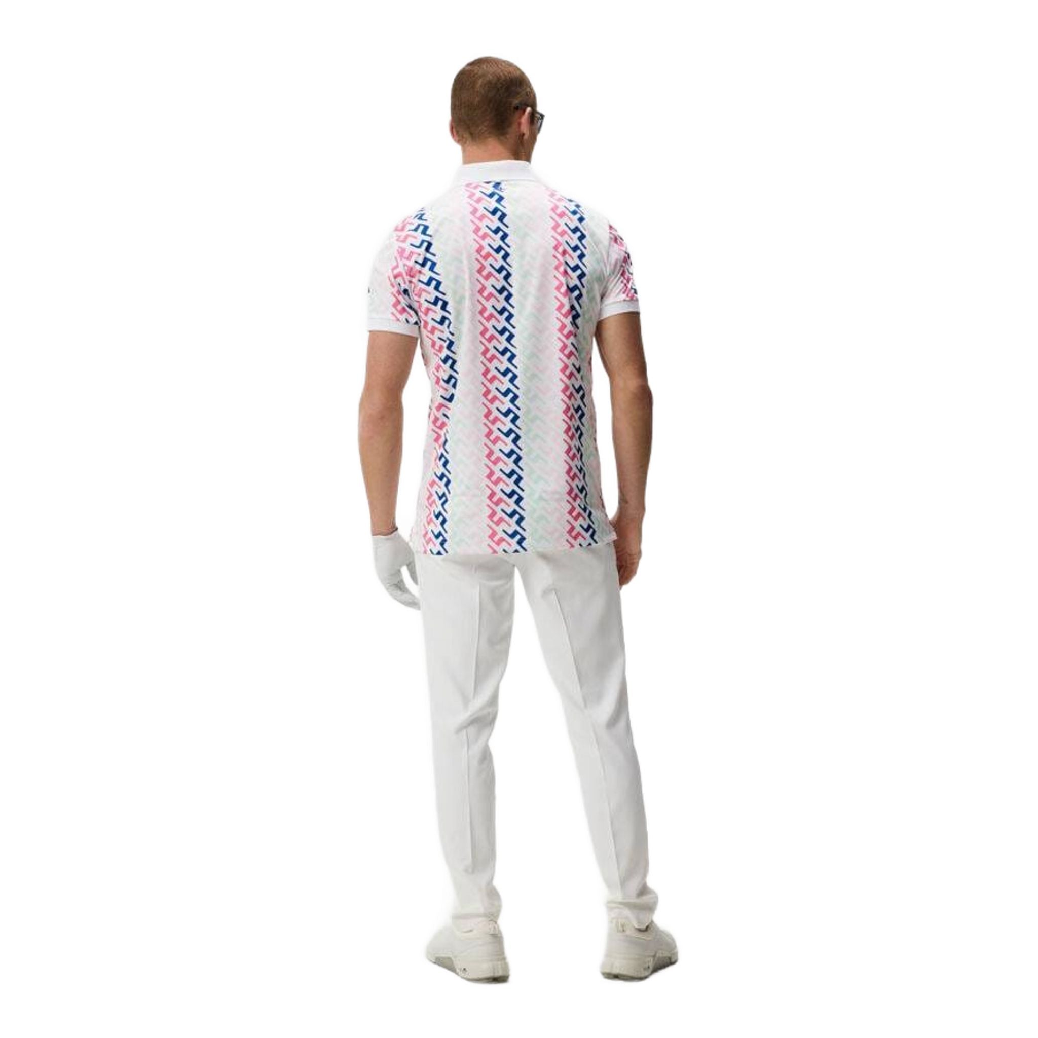 J. Lindeberg Tour Tech Reg Fit Print Poloshirt Herren