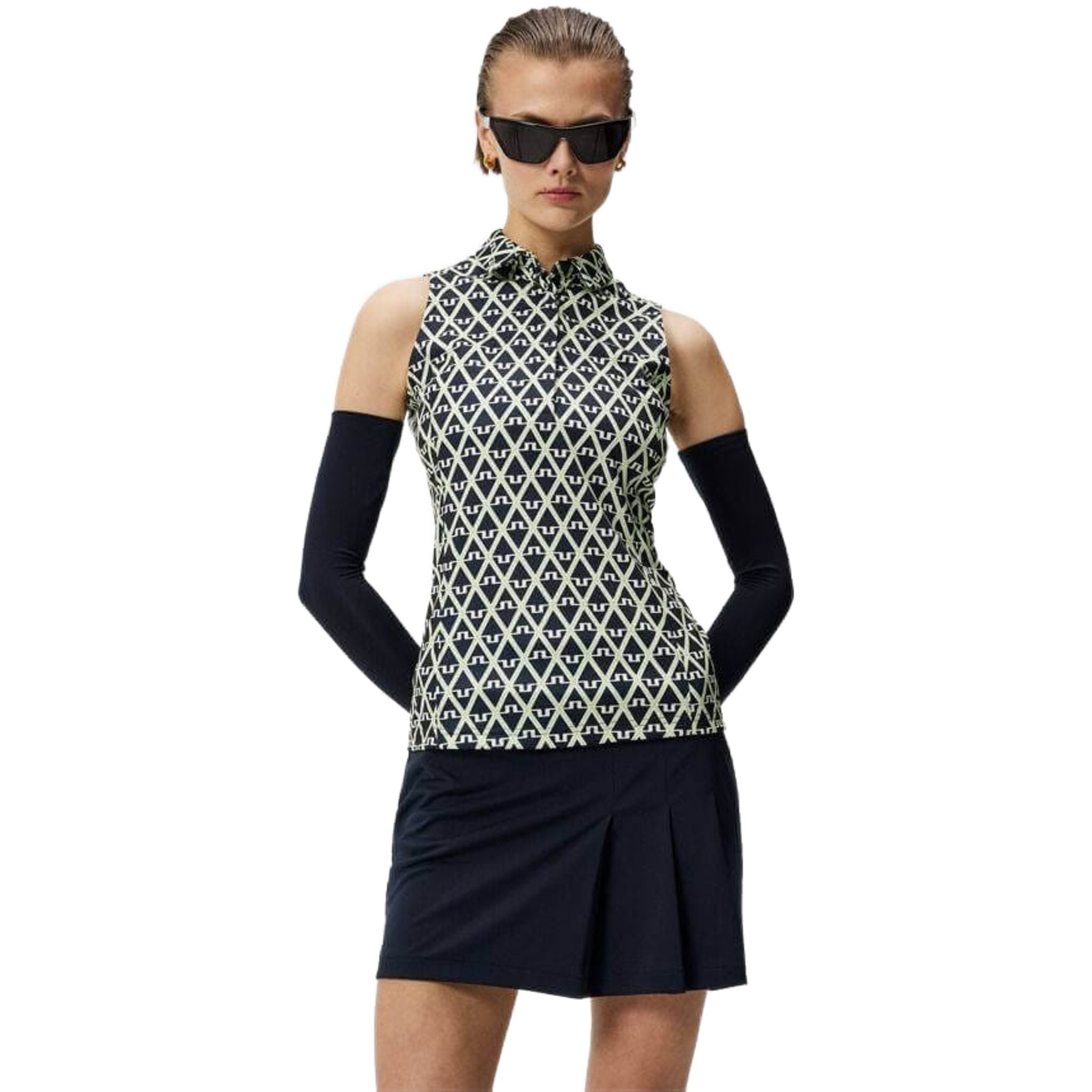 J. Lindeberg Dena Print Sleeveless Top Damen